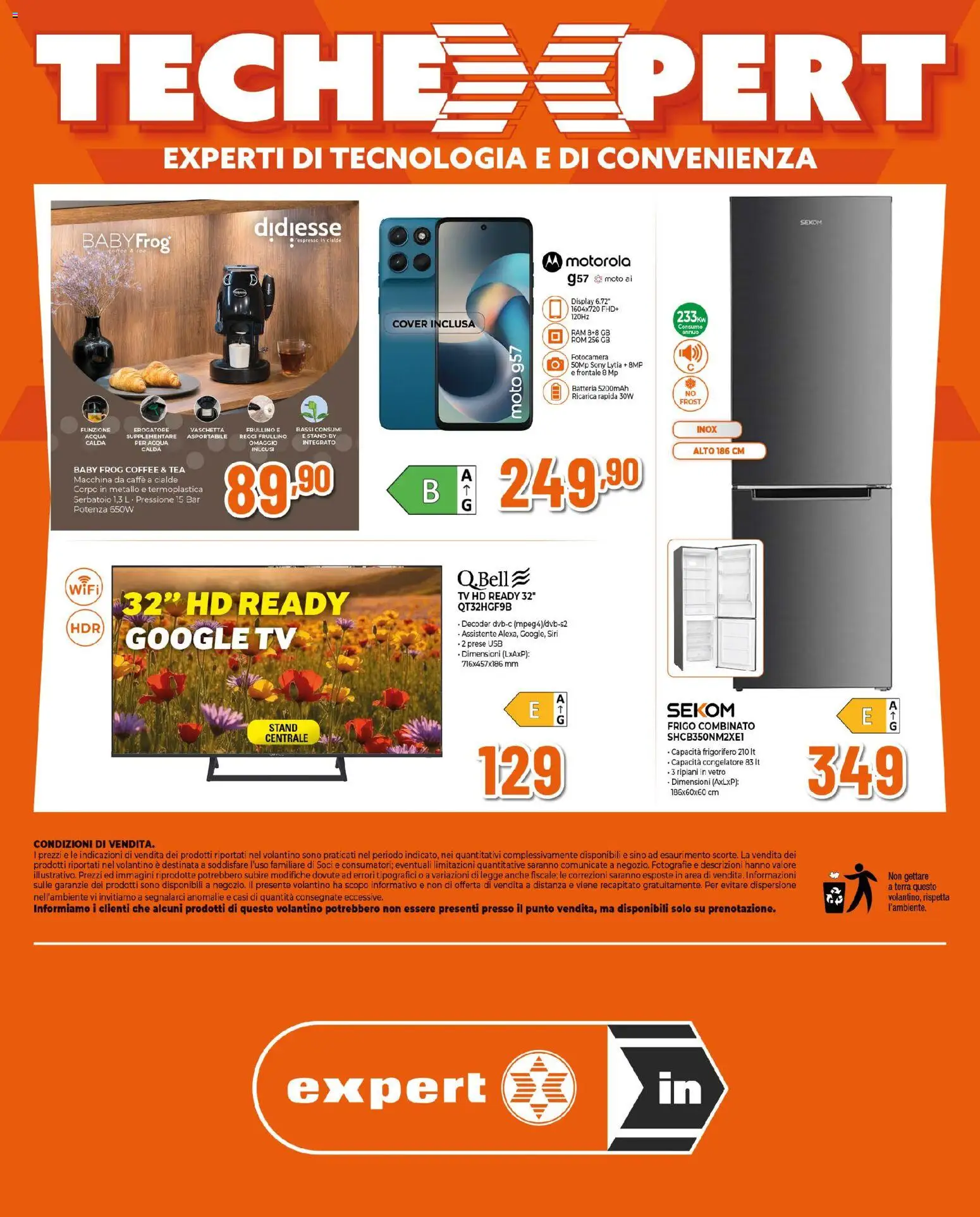 Volantino Ipercoop del 04.06.2026 | Pagina: 8 | Prodotti: TV, Fotocamera, Frigorifero, Terra