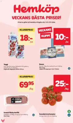 Hemköp erbjudanden - Förhandsvisning av reklamblad från butik Hemköp aktuell från 11.05.2026