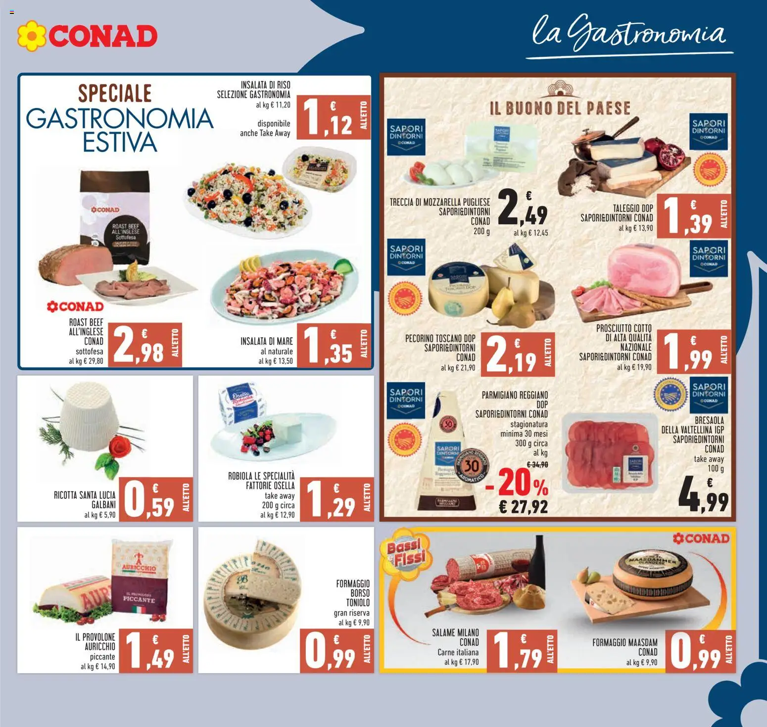 Volantino Conad del 04.06.2026 | Pagina: 9 | Prodotti: Salame, Bresaola, Insalata, Ricotta