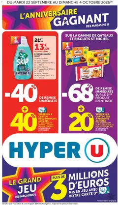 Hyper U - Prévisualisation de Hyper U catalogue valide à partir de 22/09/2026