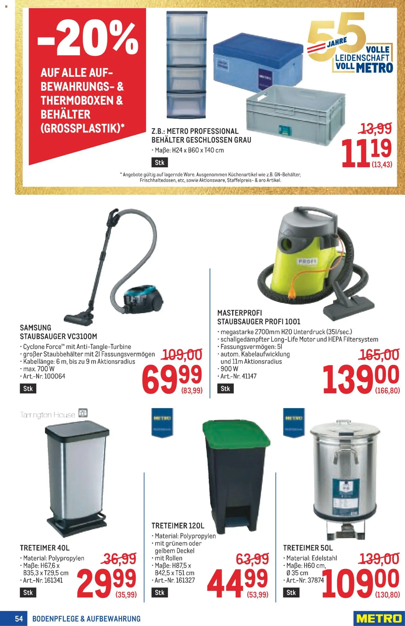 Metro angebote Profi gültig ab 03.09.2026 | Seite: 54 | Produkte: Staubsauger, Samsung
