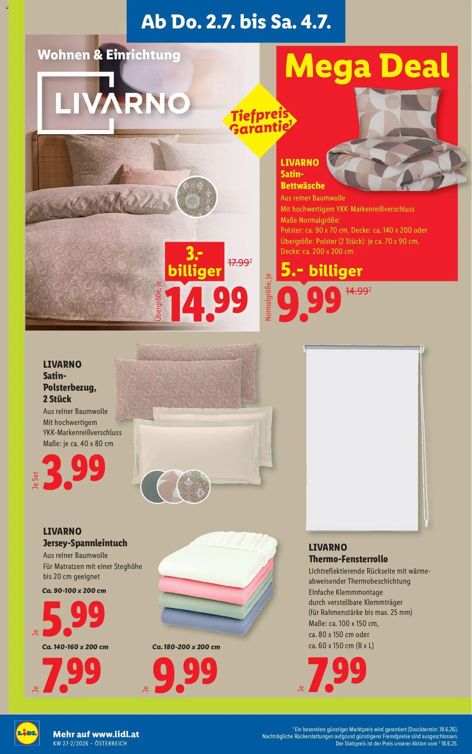 Lidl - Flugblatt gültig ab 02.07.2026 | Seite: 22 | Produkte: Decke