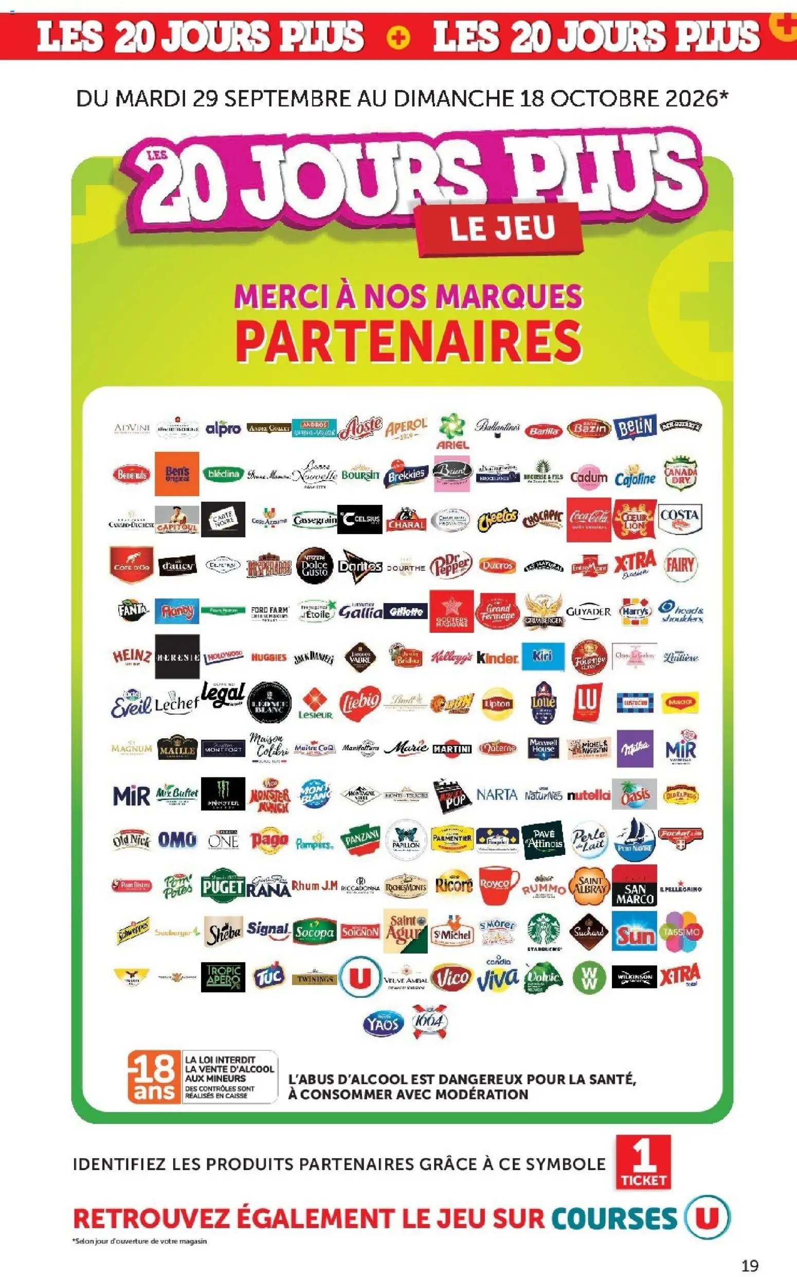 {H1} | Page: 19 | Produits: Alpro, Starbucks, Buffet, Magnum