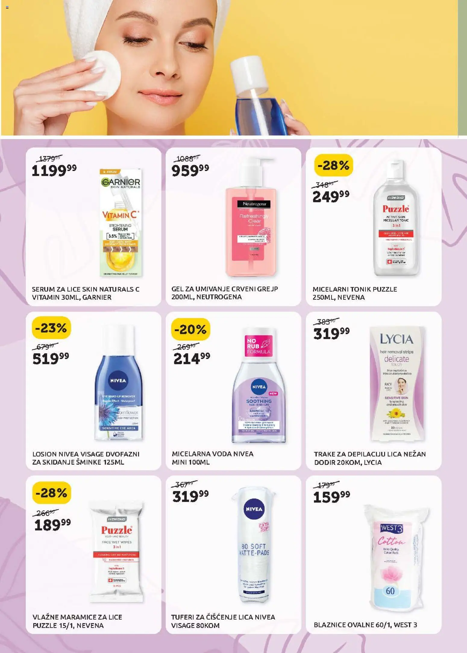 SuperVERO katalog - važi od 07.05.2026 | Strana: 6 | Proizvode: Garnier, Voda, Micelarna voda, Vlažne maramice