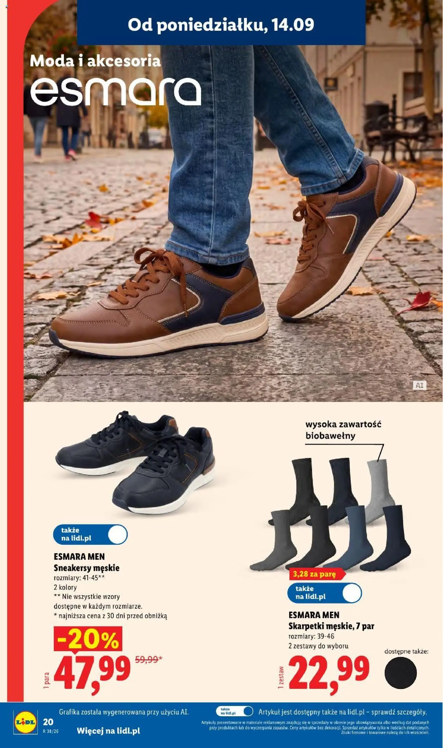 Lidl Katalog od 14.09.2026 | Strona: 24 | Produkty: Skarpetki