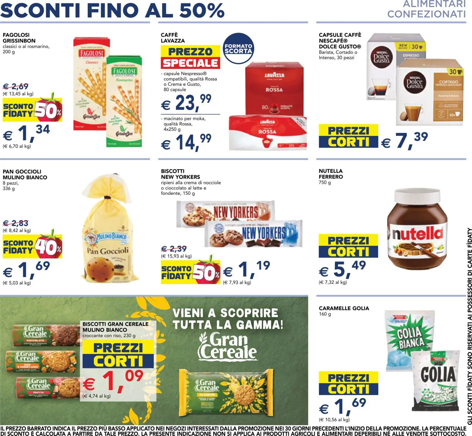 Volantino Esselunga S del 08/10/2026 | Pagina: 6 | Prodotti: Crema, Caffè, Cioccolato, Biscotti