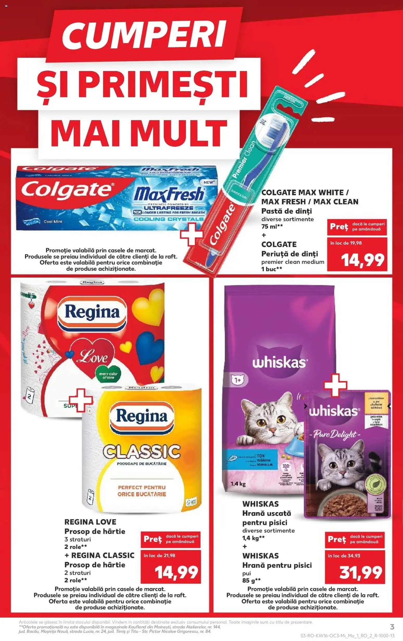 Noul catalog Kaufland – valabil de la 15.04.2026 | Pagină: 3 | Produse: Pomelo, Hrană pentru pisici, Hacıyatmaz Kedi Oyuncağı, Role