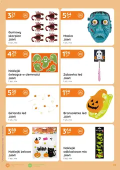 Pogląd oferty "Eurocash gazetka - Katalog Chemiczny" - ważna od 01.10.2026 | Strona: 28 | Produkty: Bransoletka, Girlanda, Naklejki, Maska