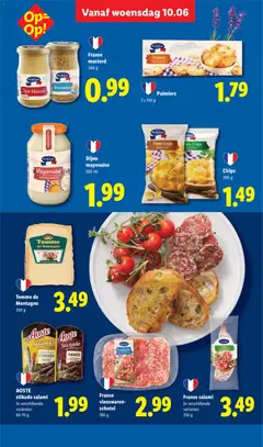 Chips, Potato crisps in two flavors: mustard and herb. - Voorbeeld van een folder van Lidl, geldig van 08.06.2026 | Pagina: 32