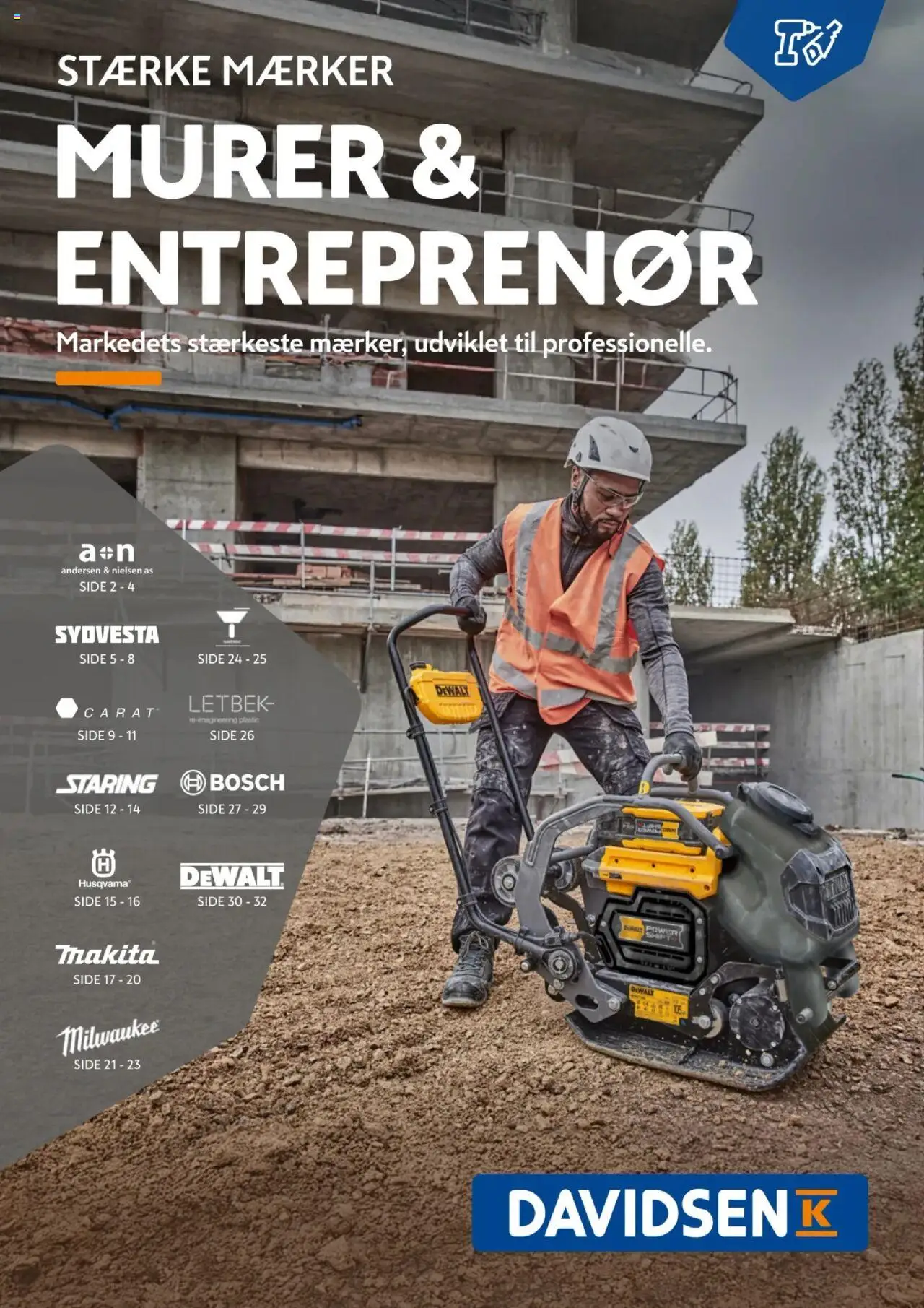 Davidsen - Murer & entreprenør (15/09 catalogue cover