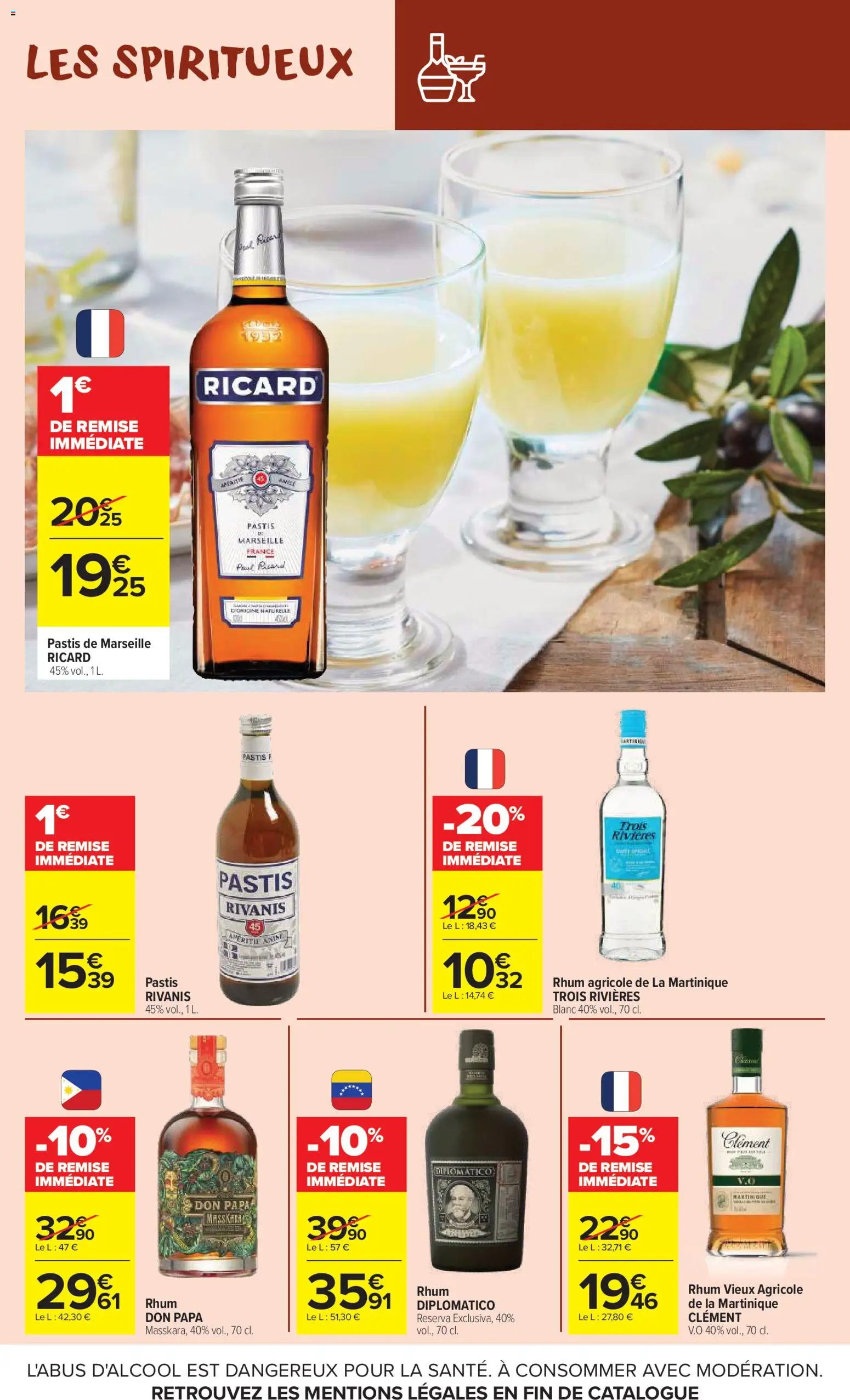{H1} | Page: 14 | Produits: Ricard, Pastis, Pastis de Marseille Ricard, Rhum