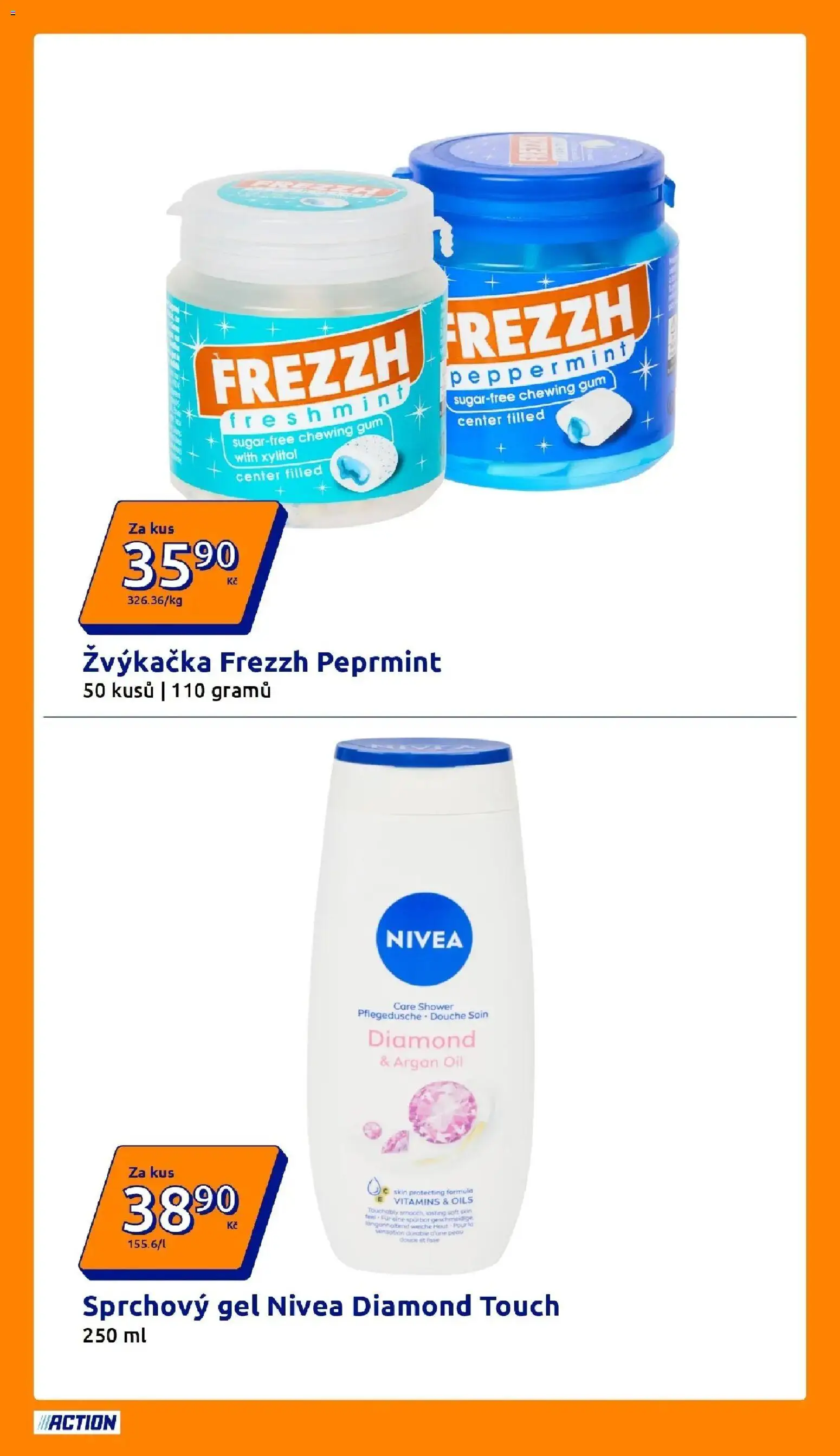 Action leták od 26.08.2026 - Akční leták online | Strana: 14 | Produkty: Sprchový gel, Nivea, Xylitol