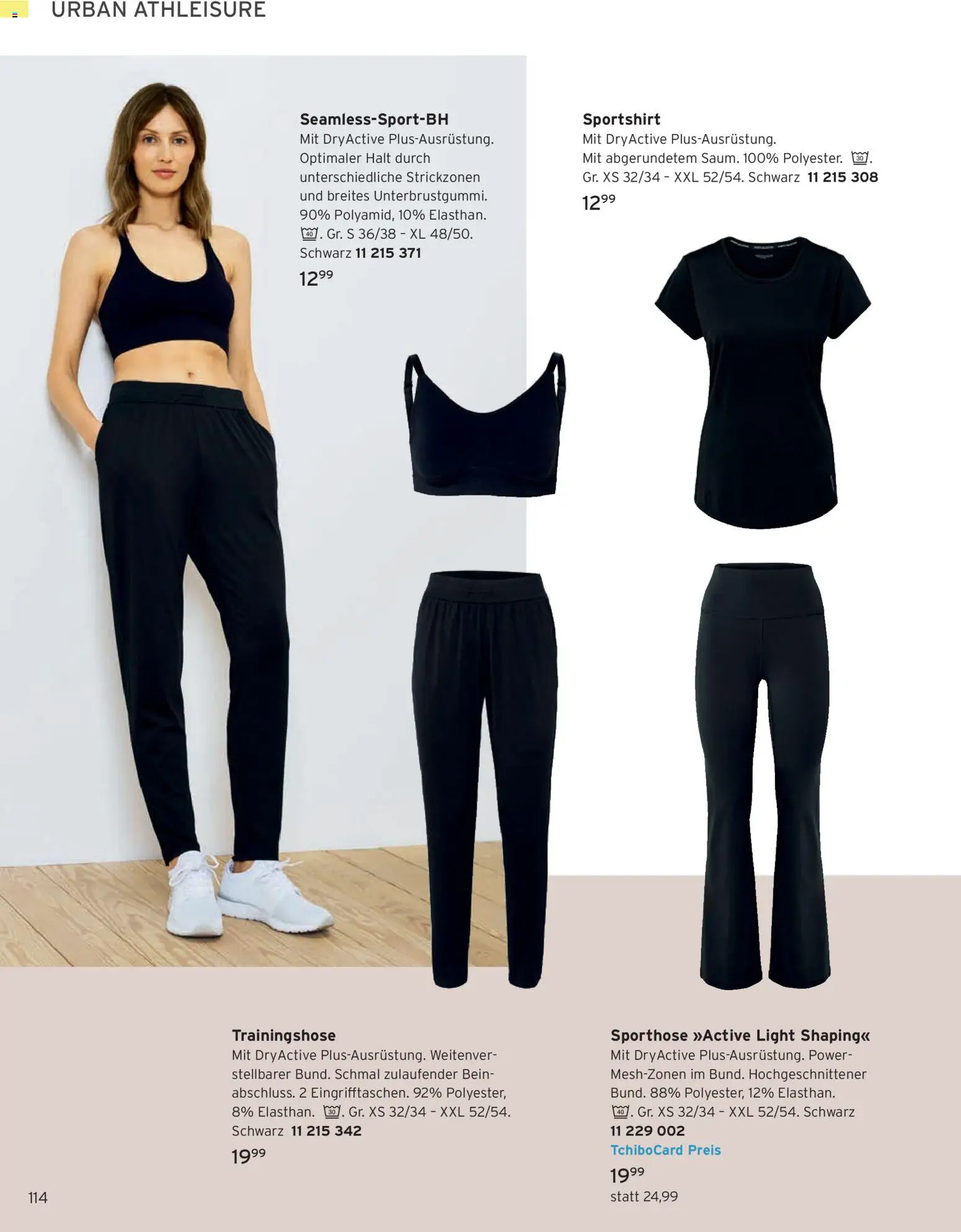 Angebote Tchibo – gültig ab 08.10.2026 | Seite: 114 | Produkte: Sporthose, Trainingshose