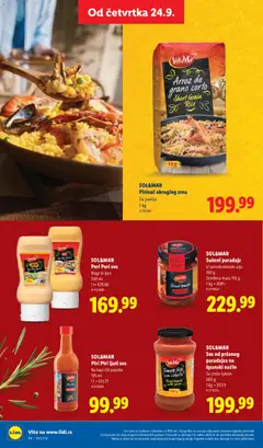 SOL&MAR Sušeni paradajz, U suncokretovom ulju 190 g - pregled Lidl kataloga - važi od 24.09.2026 | Strana: 52