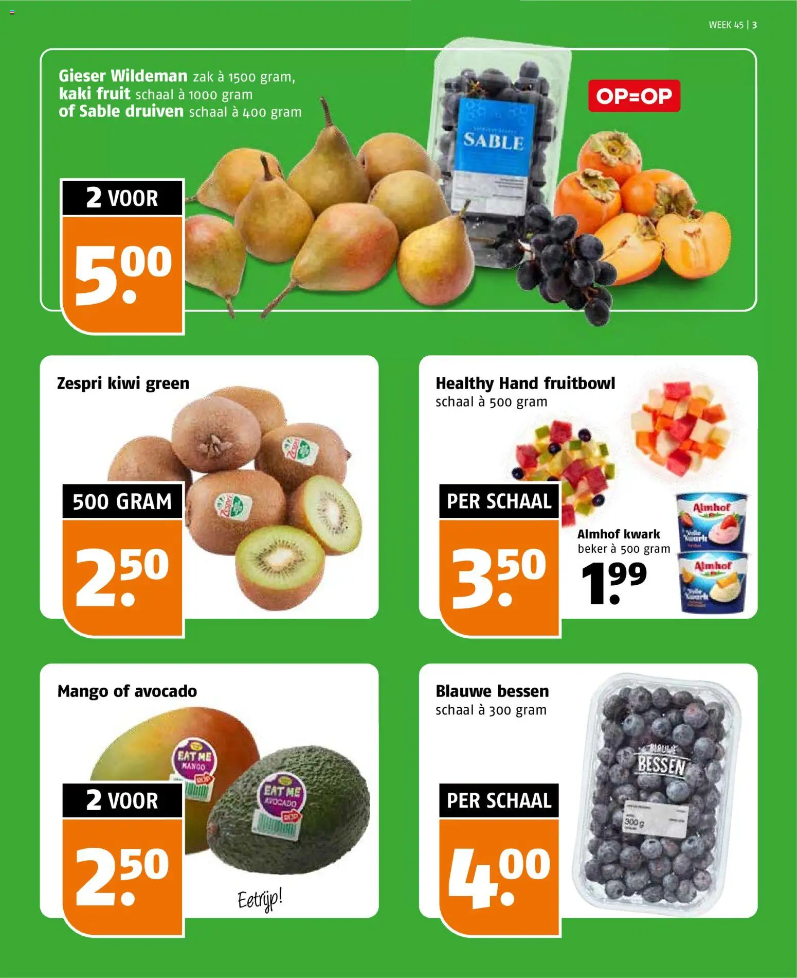 {H1} | Pagina: 3 | Producten: Beker, Schaal, Kaki, Kwark
