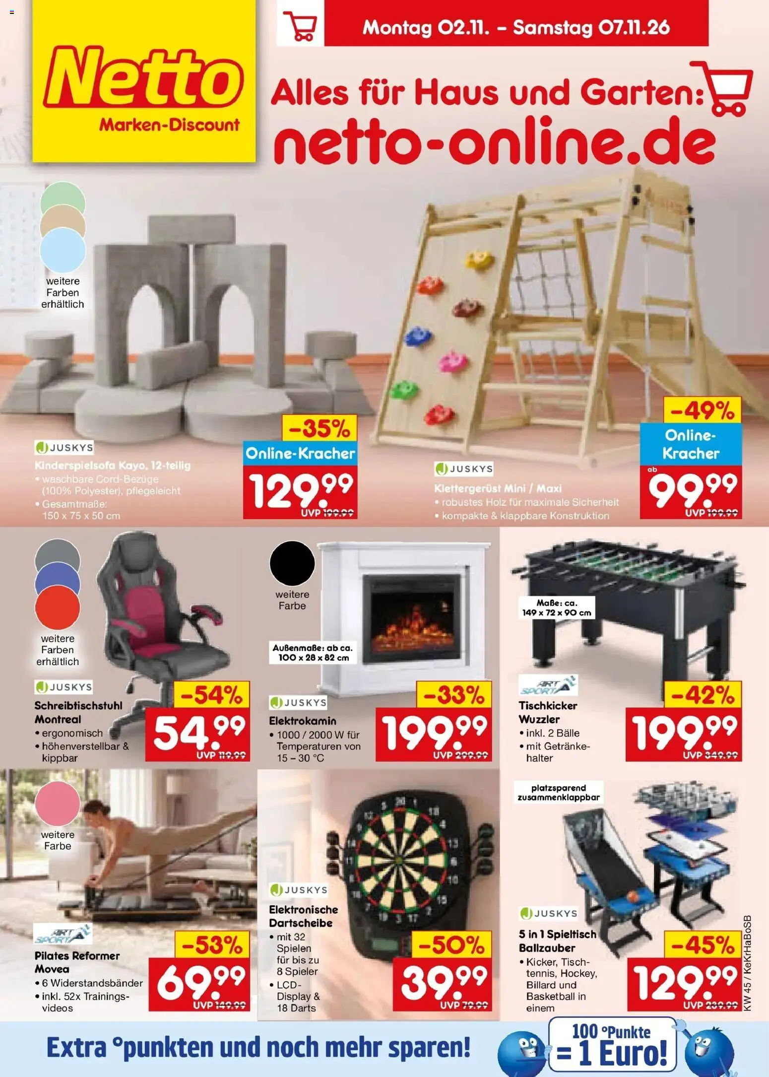 Netto Marken-Discount Prospekt Bochum – gültig ab 02.11.2026 | Seite: 42 | Produkte: Tisch, Basketball