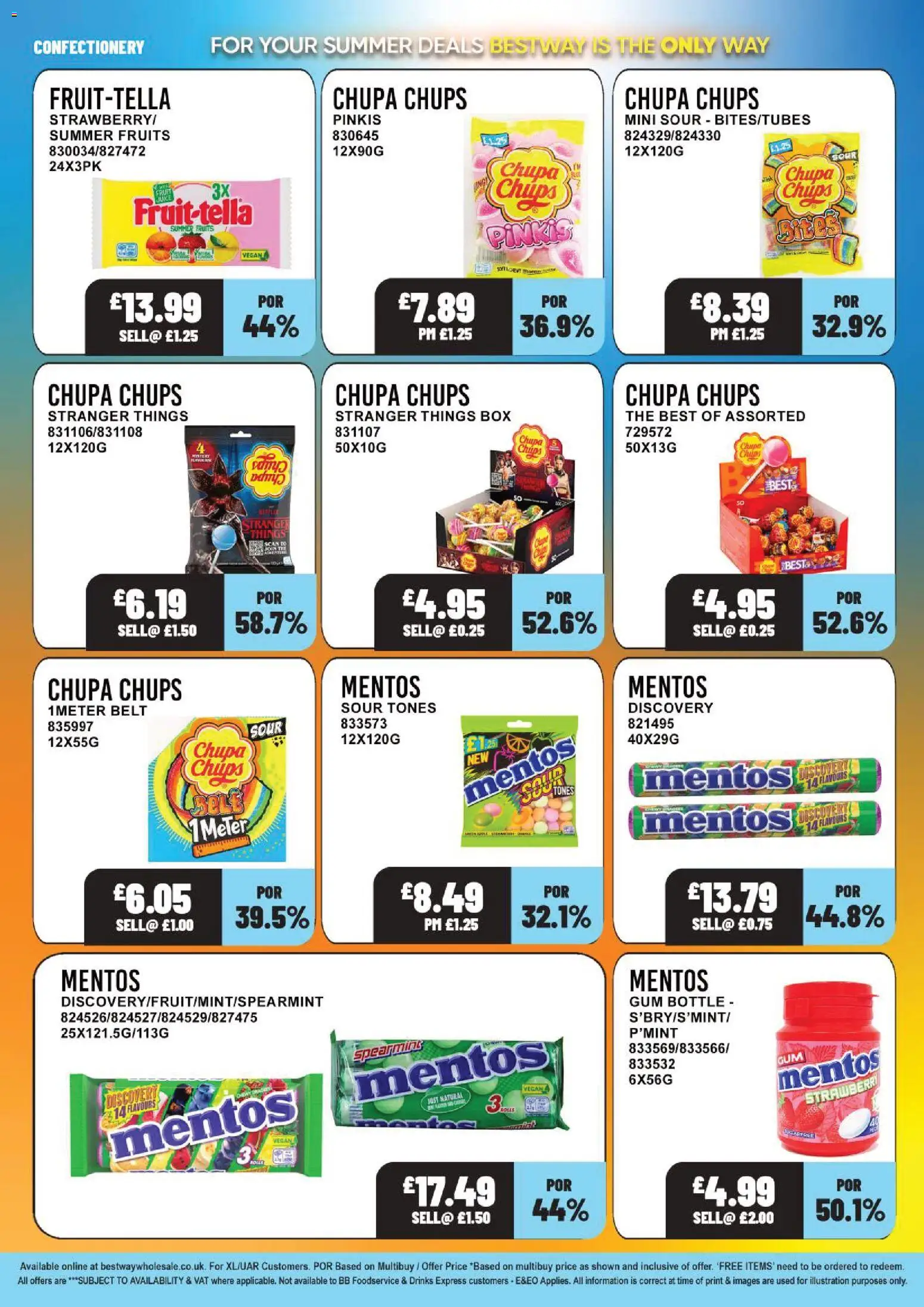 {H1} | Page: 11 | Products: Box, Chupa chups, Belt, Agrafeuse