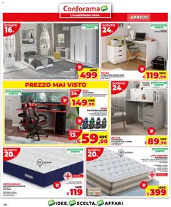 Anteprima del volantino Conforama volantino valido a partire dal 24/08/2026 | Pagina: 10 | Prodotti: Letto, Poltrona, Scrivania, Cemento