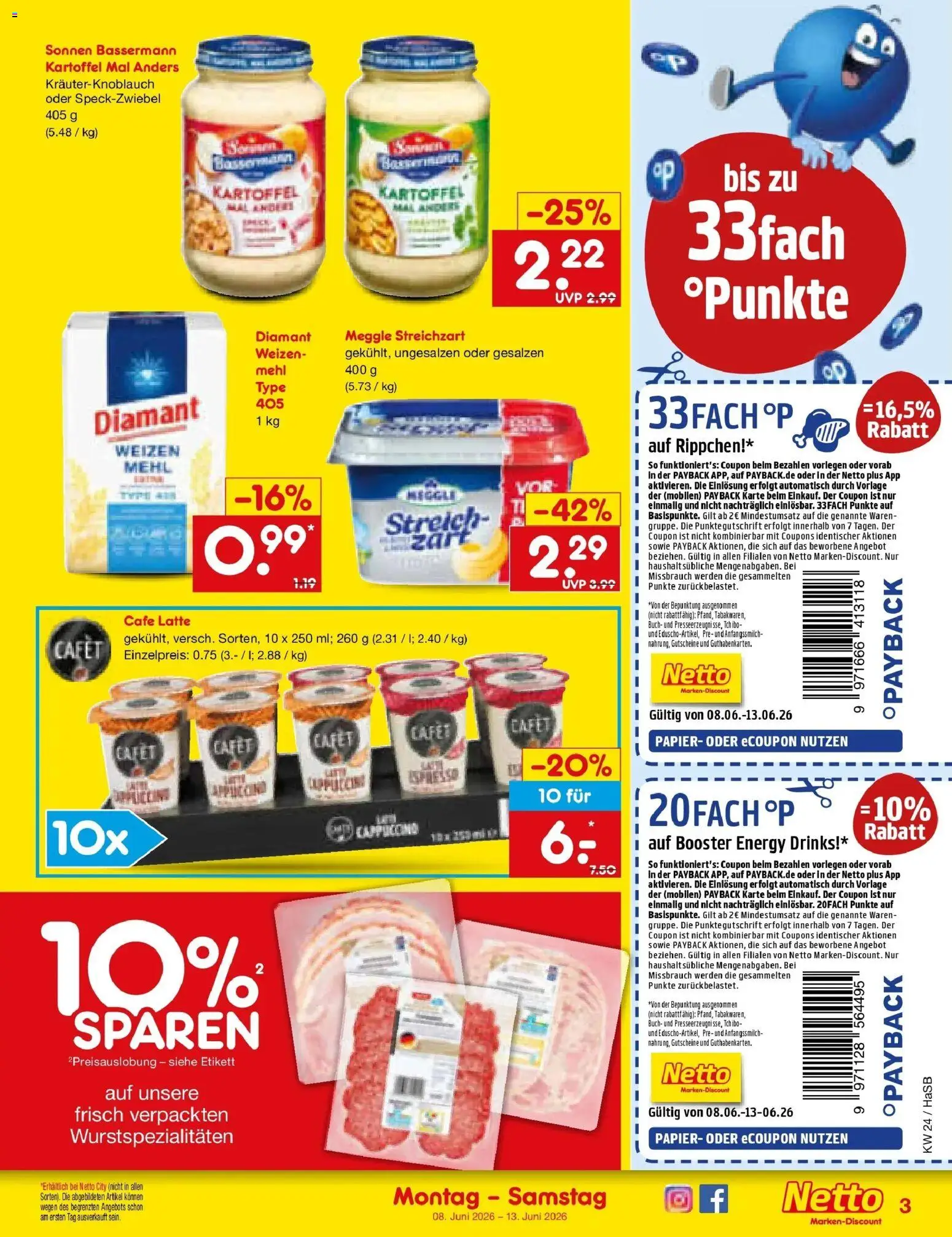 Netto Marken-Discount Prospekt Wuppertal – gültig ab 08.06.2026 | Seite: 5 | Produkte: Mehl, Energy