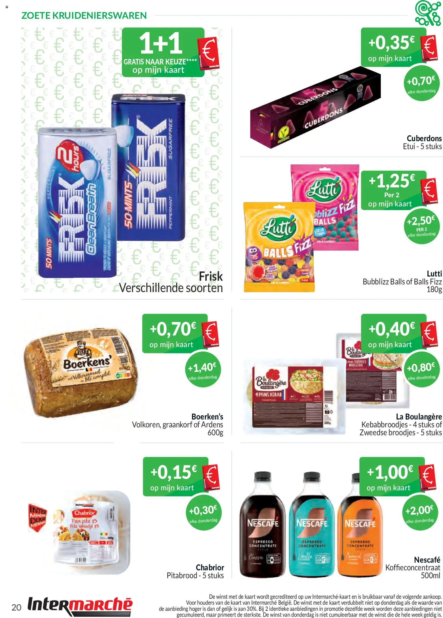 {H1} | Pagina: 20 | Producten: La, Geur, Nescafe, Kaart