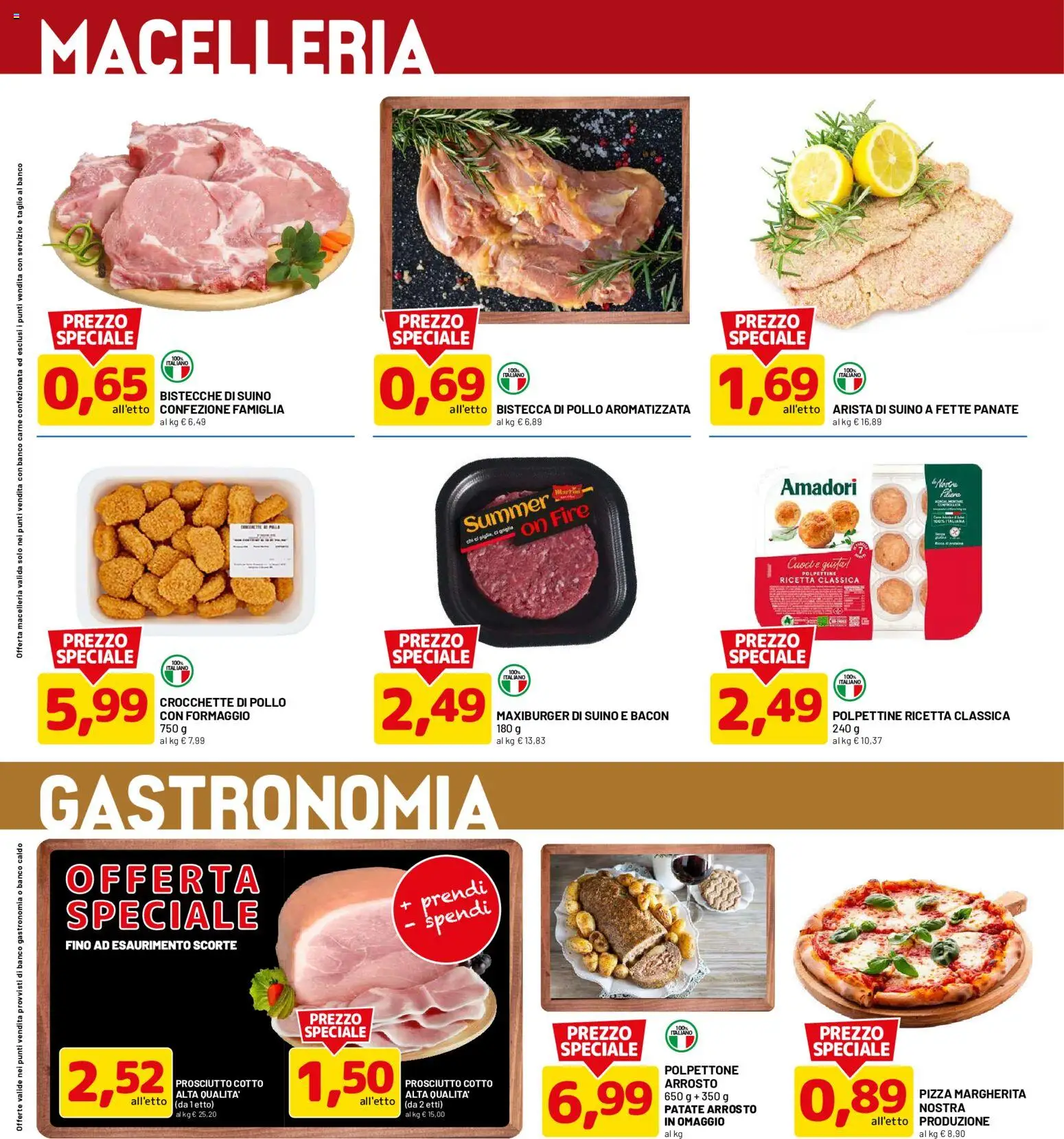 Volantino D Più del 14/09/2026 | Pagina: 4 | Prodotti: Suino, Formaggio, Letto, Bistecca