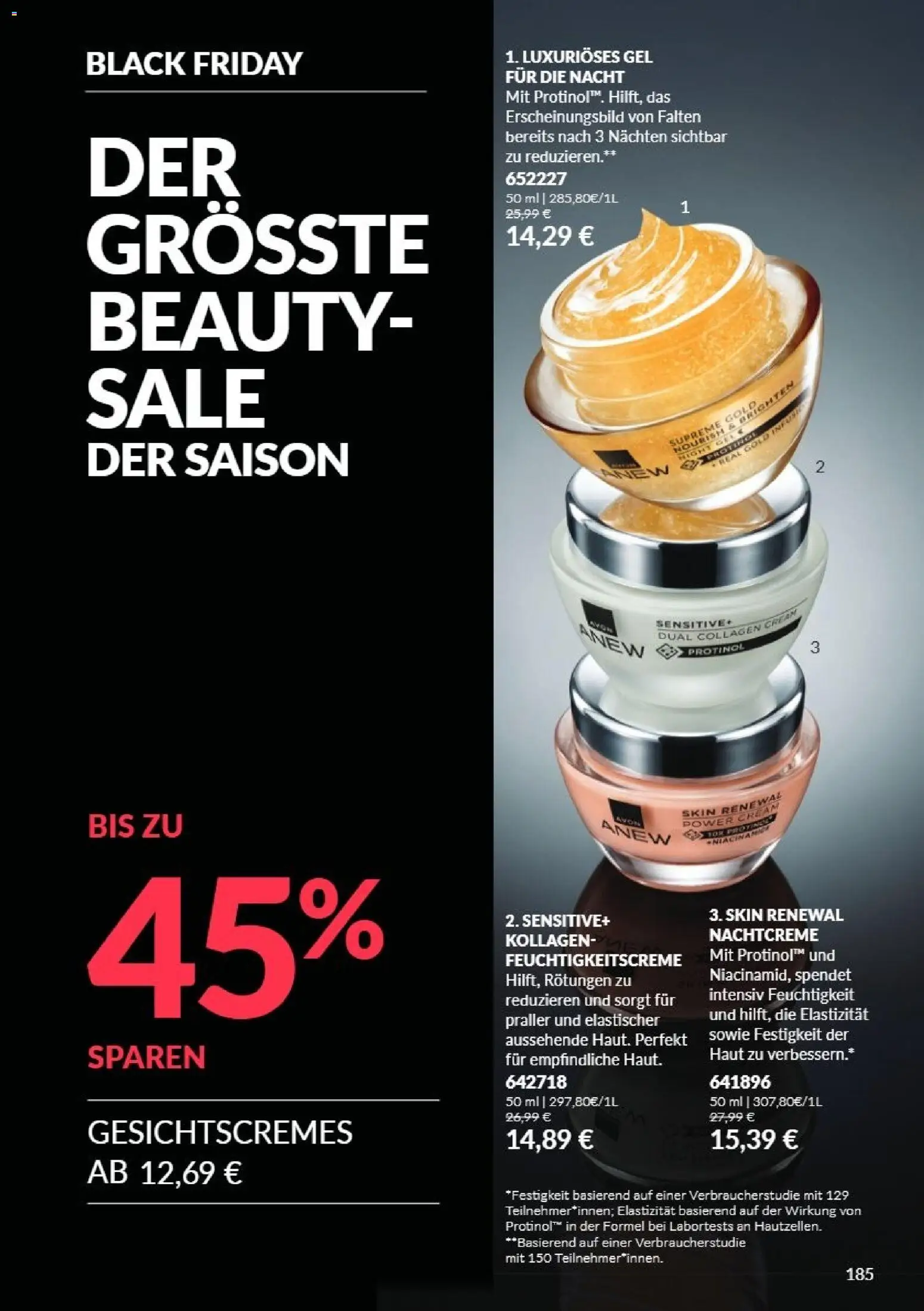 Avon Black Friday – gültig ab 01.11.2026 | Seite: 185 | Produkte: Nachtcreme