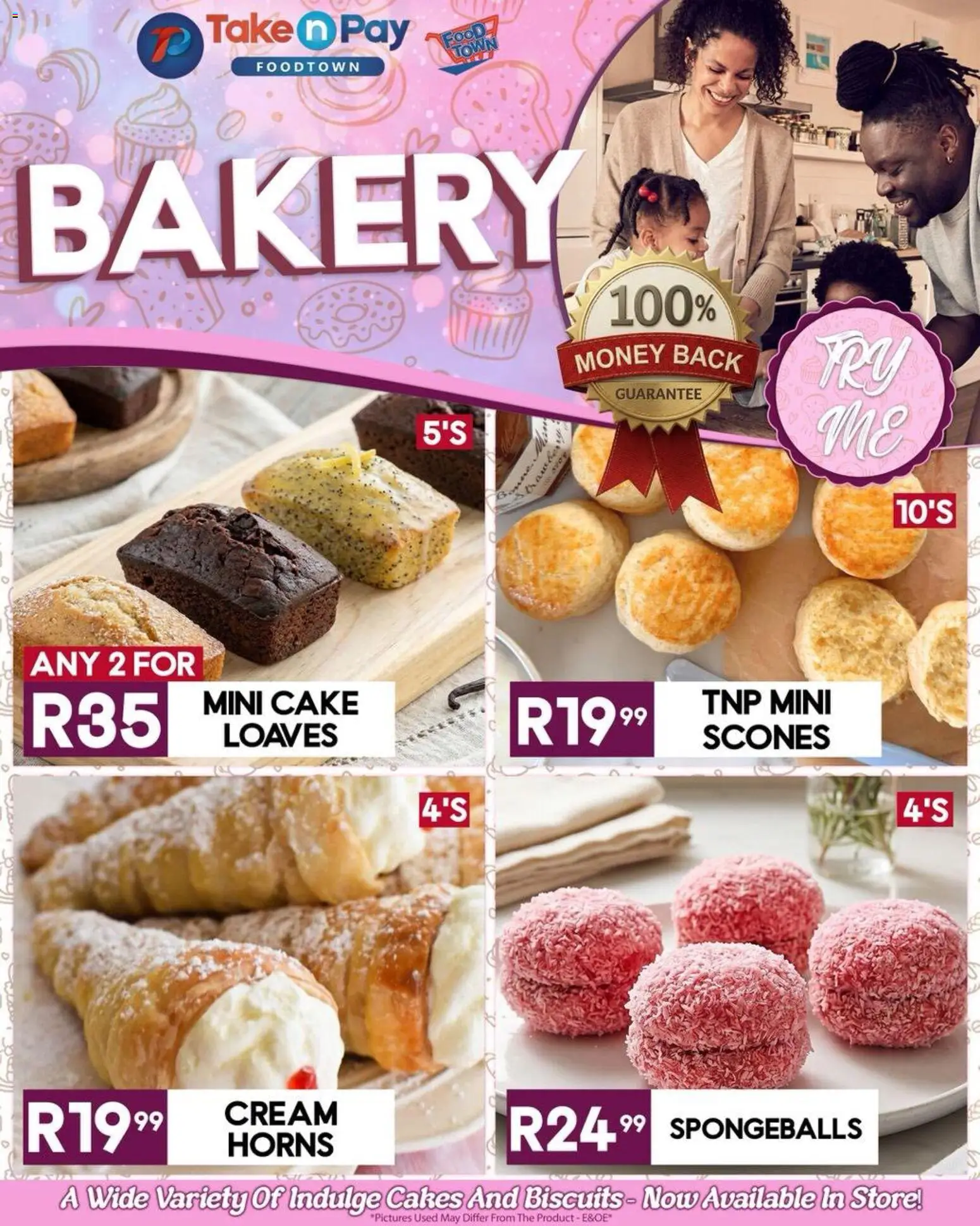 New Take n Pay catalogue – valid from 17.05.2026 | Page: 7 | Products: Cake, Bakery, Biscuits, Cream