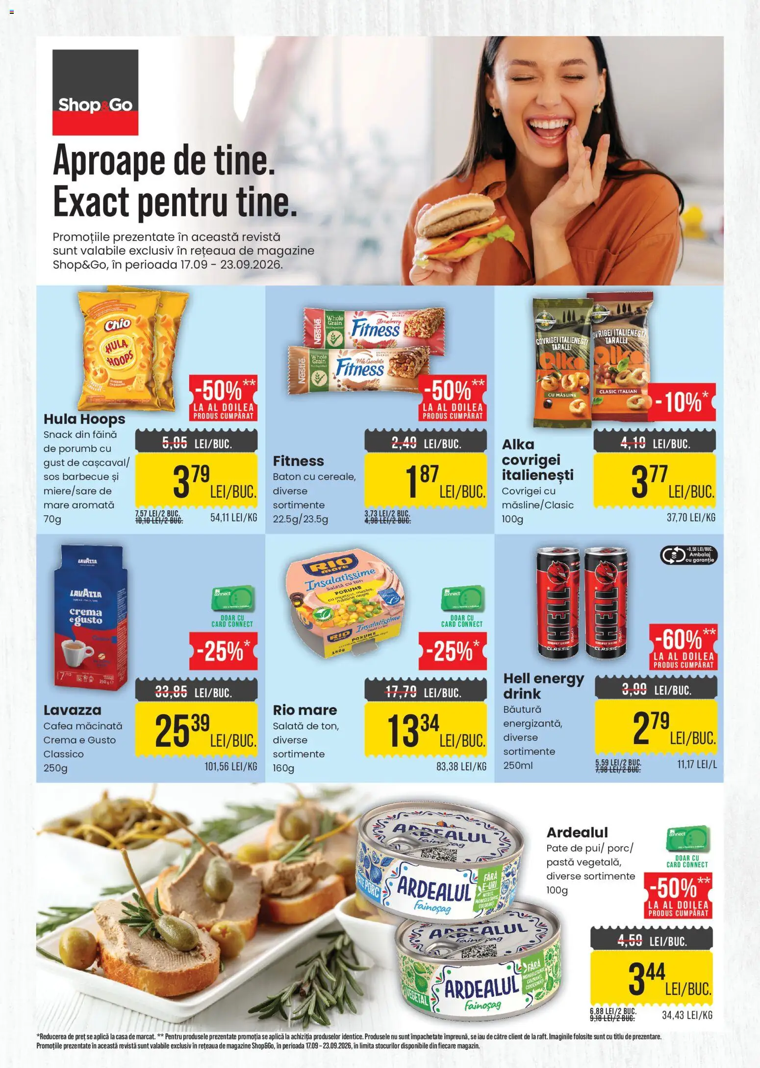 Noul catalog Mega Image – valabil de la 17.09.2026 | Pagină: 4 | Produse: Pate, Cremă, Făină, Salată