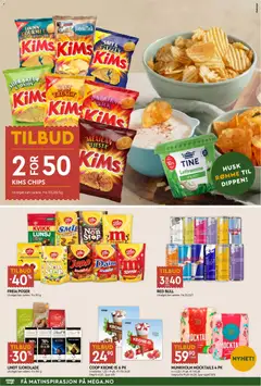 Forhåndsvisning av Coop Mega kundeavis gyldig fra 22/06/2026 | Side: 6 | Produkter: Sjokolade, Rømme, Løk, Champinjoner