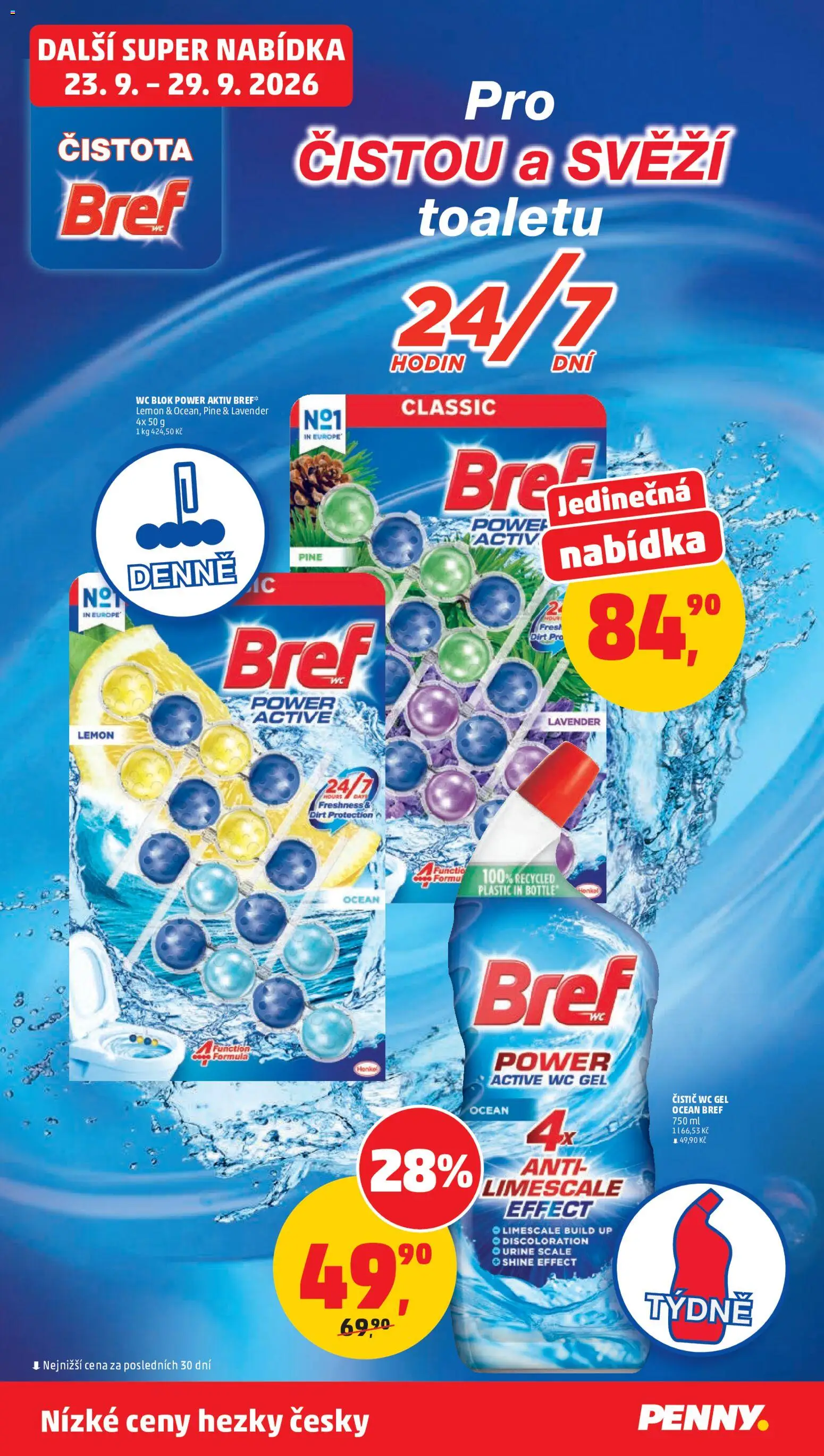 Penny Market leták od 23.09.2026 | Strana: 36 | Produkty: Wc blok, Blok, Wc