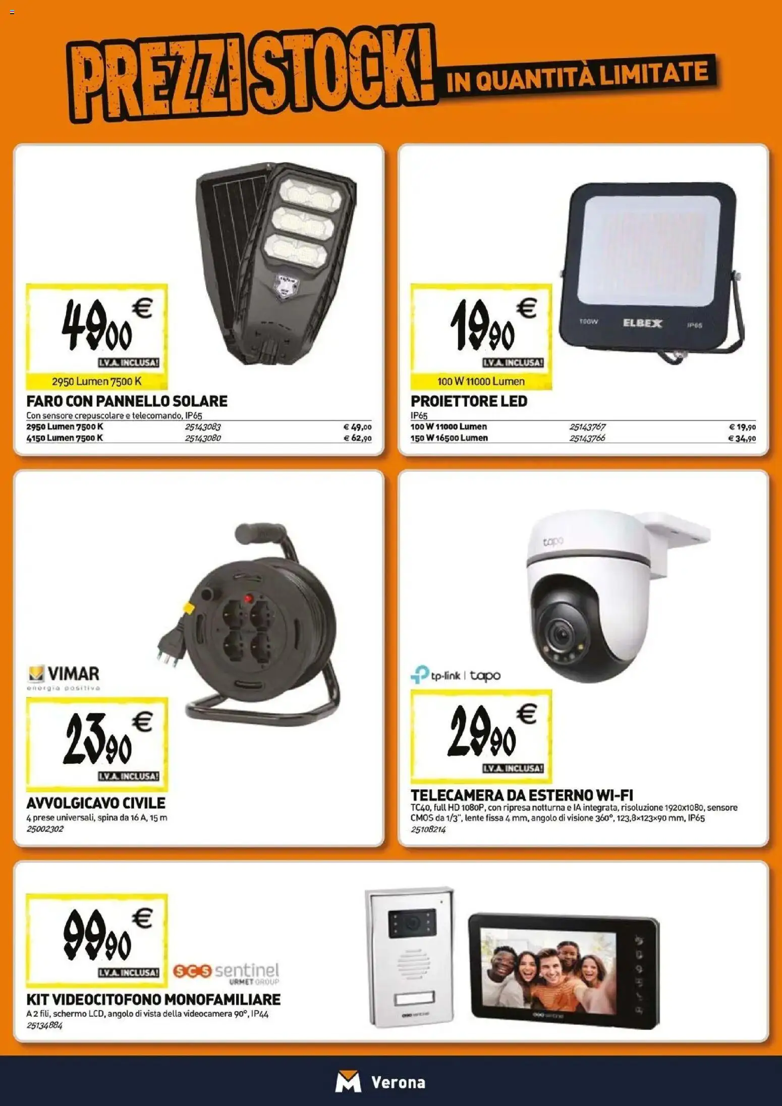 Nuovo TECNOMAT catalogo Verona dal 29/10/2026 > offerte anteprima 🛍️ | Pagina: 10 | Prodotti: Schermo, Videocamera
