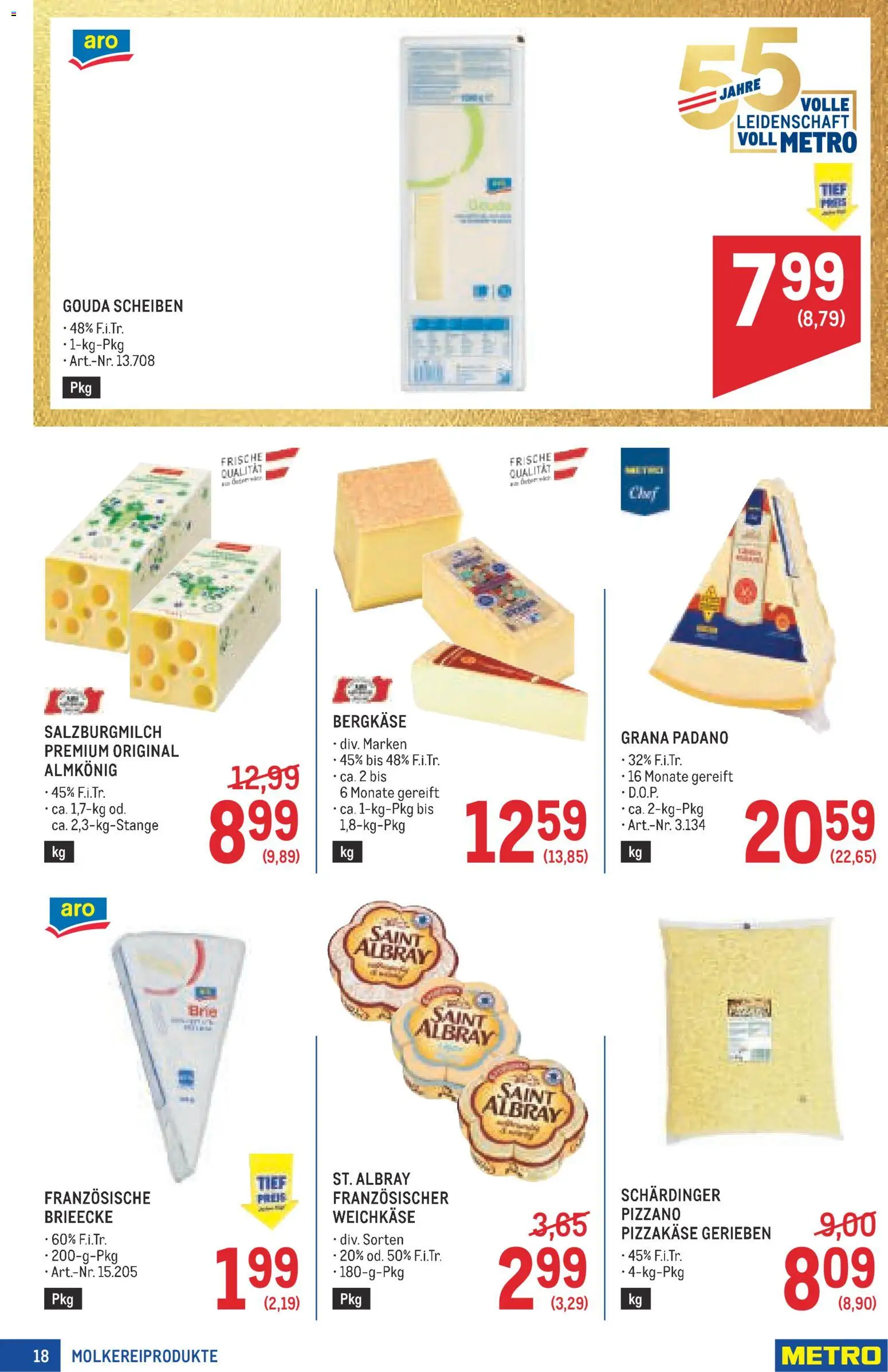 Metro angebote Profi 23 gültig ab 29.10.2026 | Seite: 18 | Produkte: Weichkäse