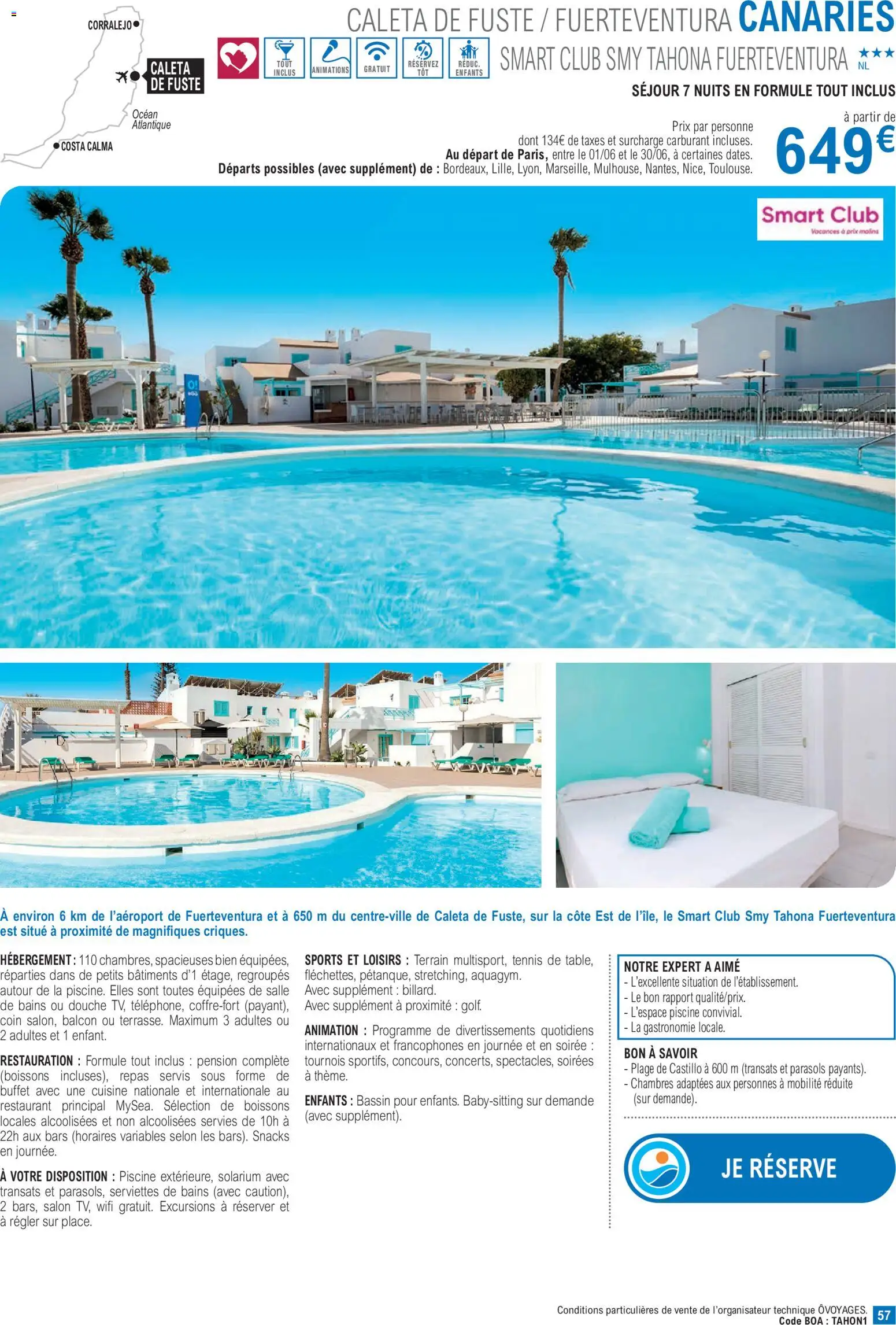 {H1} | Page: 57 | Produits: Snacks, Buffet, Douche, Piscine
