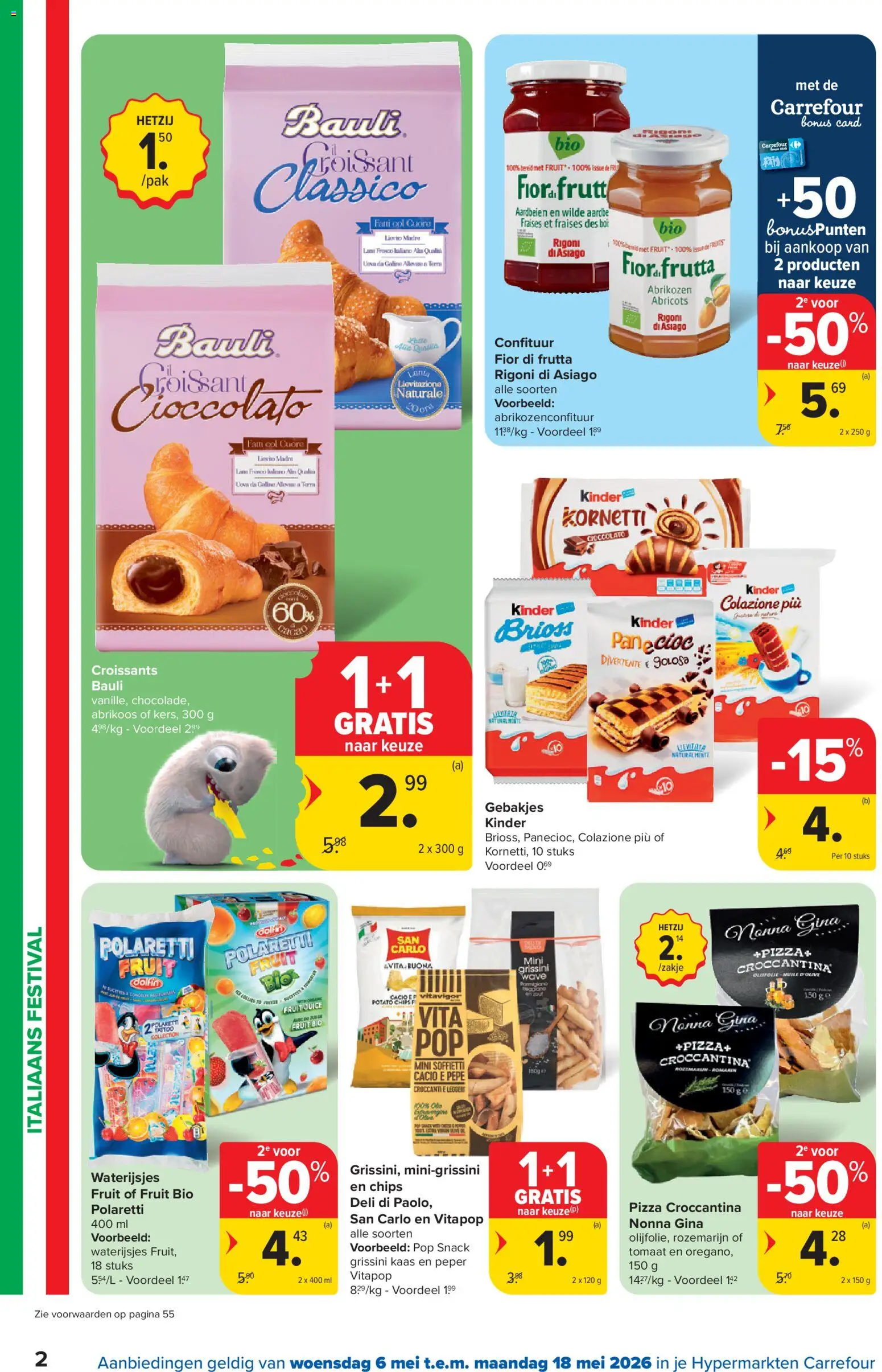 {H1} | Pagina: 2 | Producten: Pizza, Aardbeien, Peper, Abrikoos
