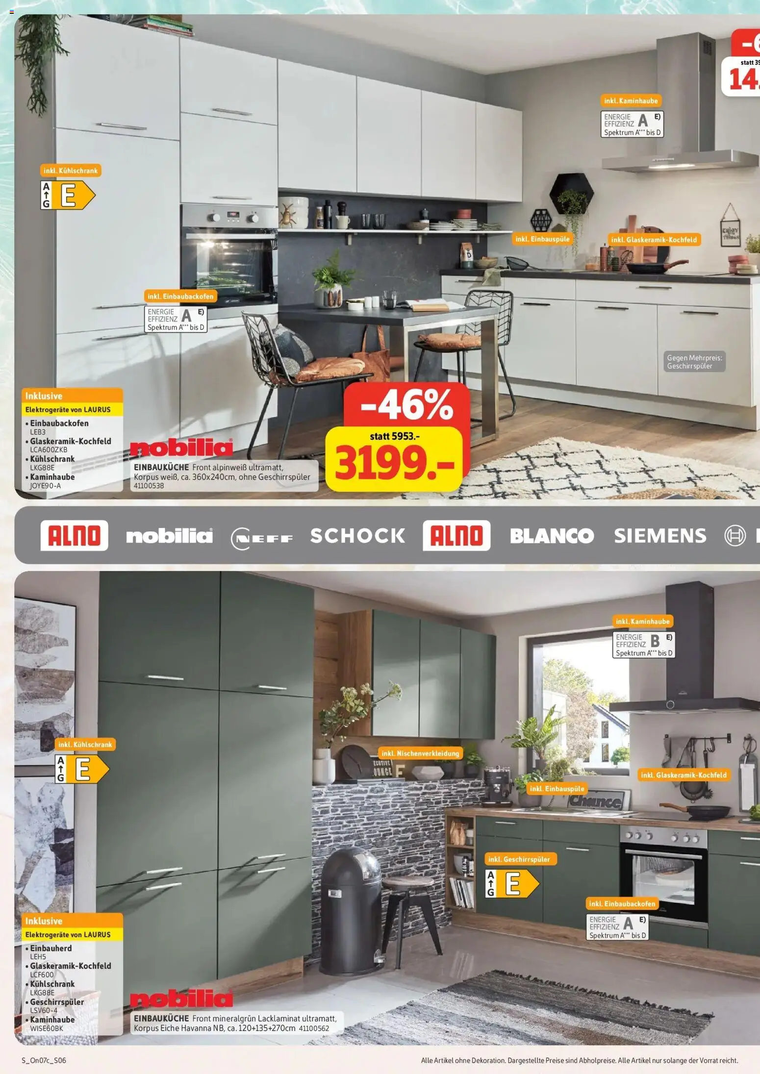 Sconto Küchenspezial Großpösna – gültig ab 15.07.2026 | Seite: 6 | Produkte: Neff, Geschirrspüler, Einbauküche, Kühlschrank