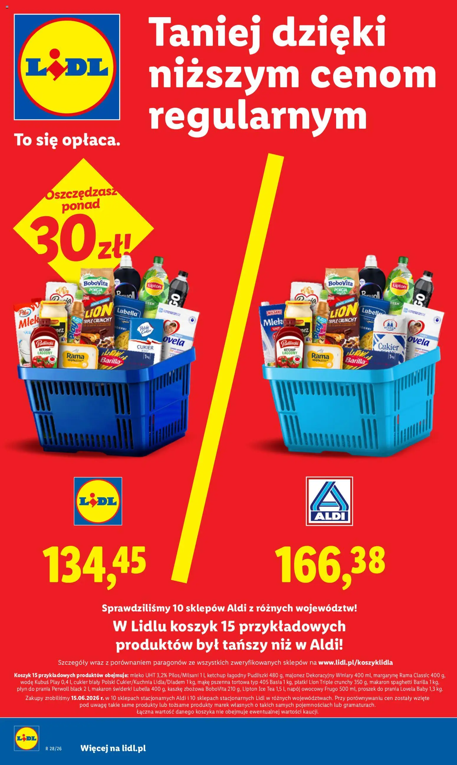 Lidl Polsko leták od 13.07.2026 | Strana: 22 | Produkty: Perwoll Black, Barilla, Mléko, Lovela