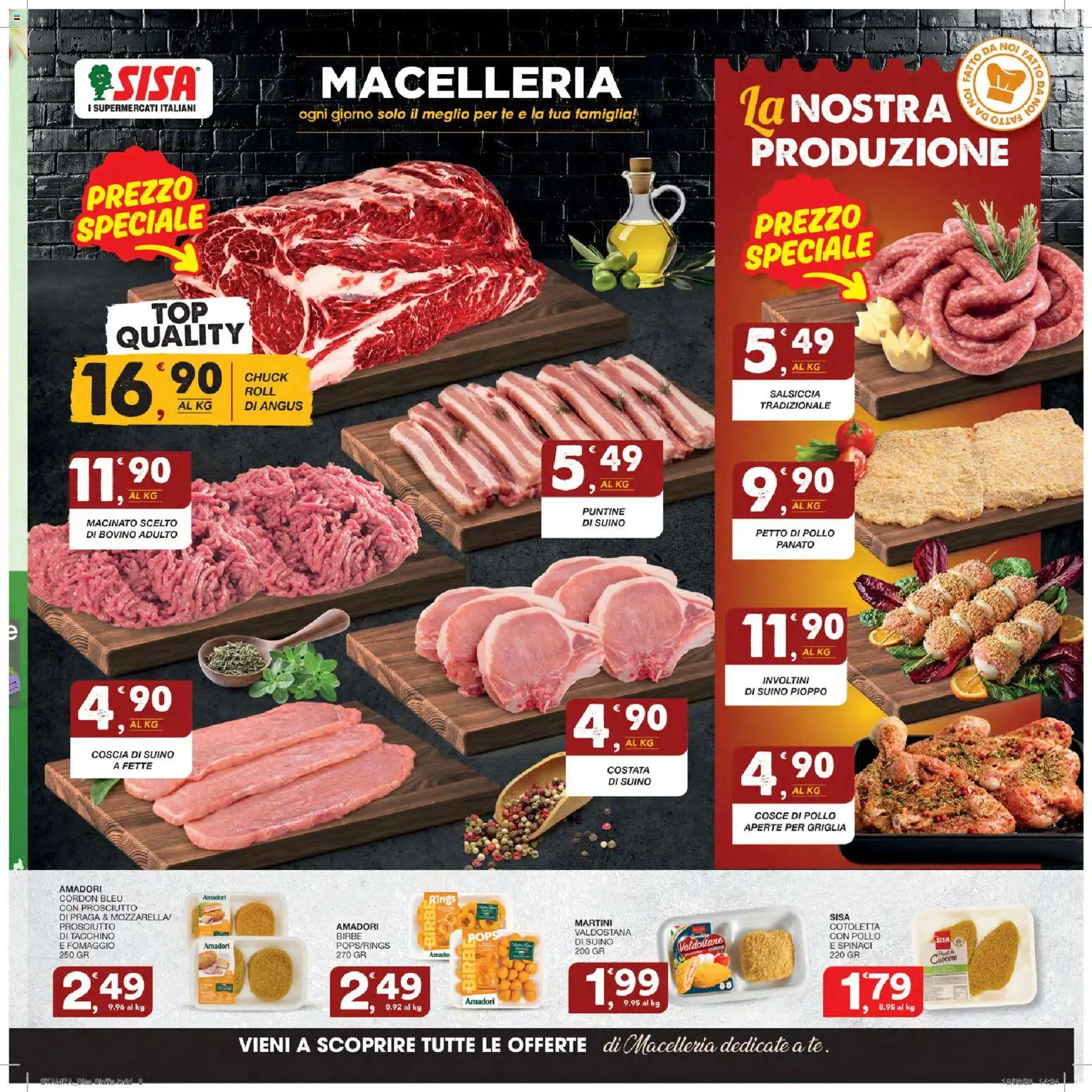 Volantino SISA del 02/07/2026 | Pagina: 3 | Prodotti: Tè, Prosciutto, Griglia, Macinato