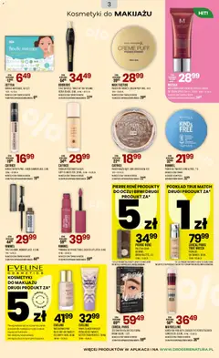 Pogląd oferty "Drogerie Natura gazetka" - ważna od 17.04.2026 | Strona: 3 | Produkty: Kosmetyki, Pomadka, Bronzer, Krem