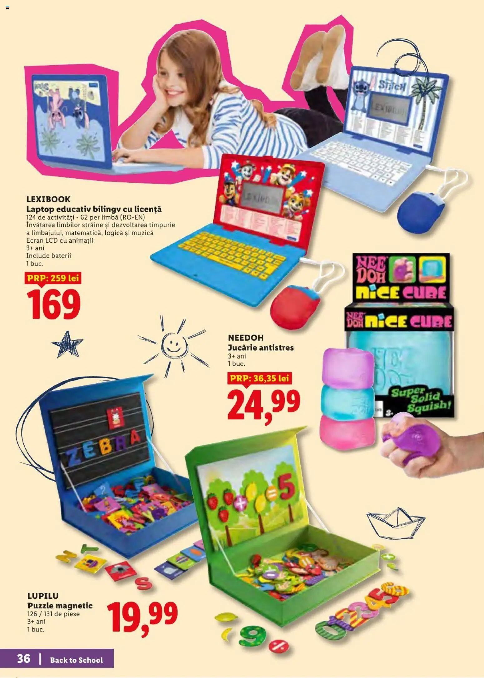 Noul catalog Lidl – valabil de la 10.08.2026 | Pagină: 36 | Produse: Laptop, Baterii