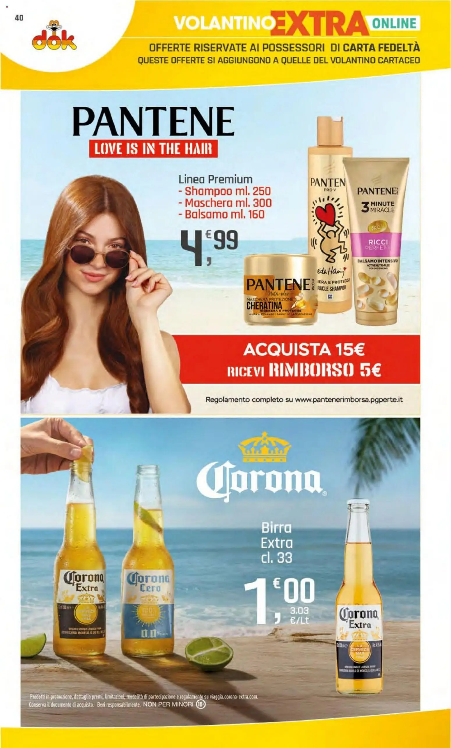 Volantino DOK del 23/07/2026 | Pagina: 40 | Prodotti: Balsamo, Maschera, Birra, The