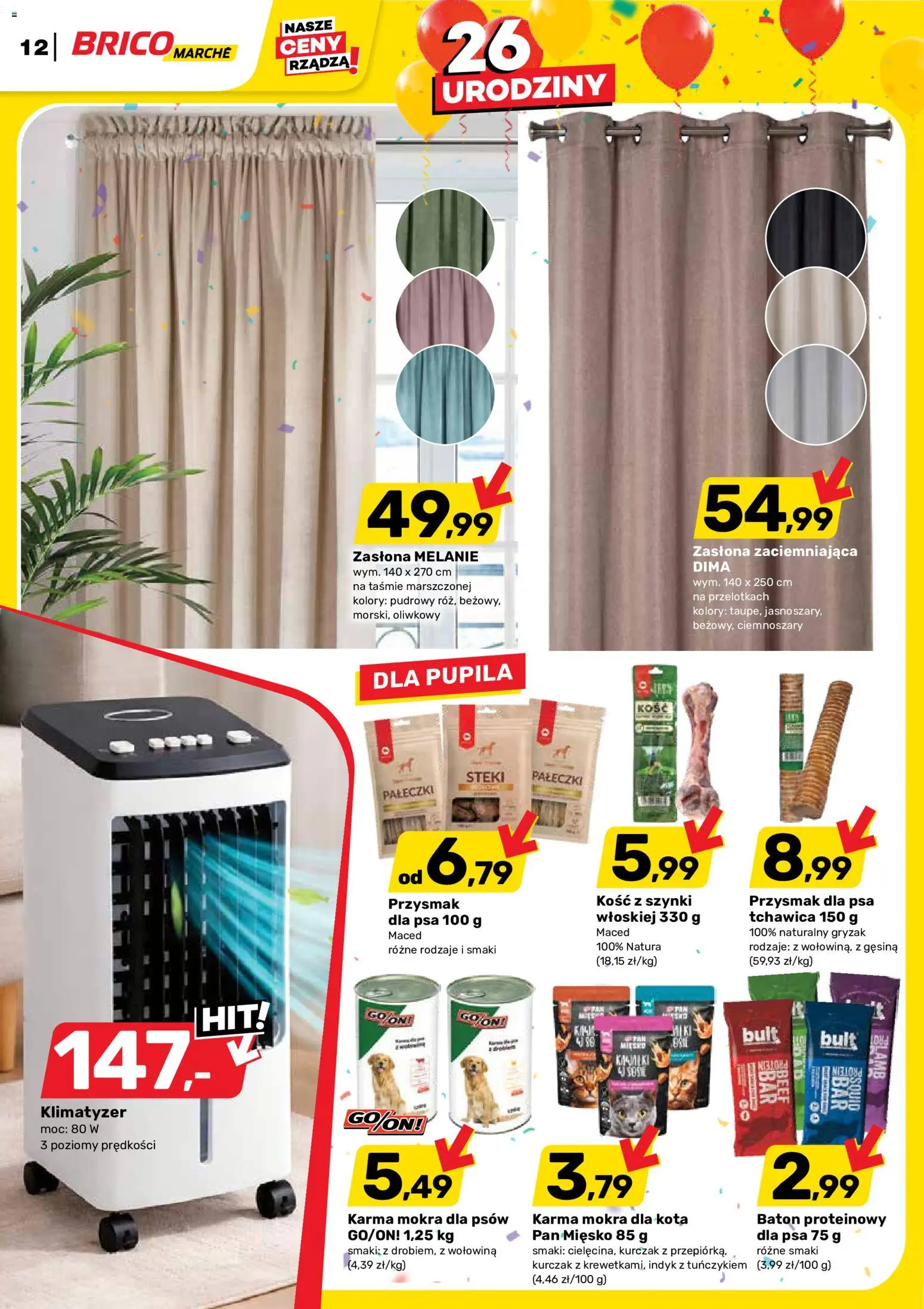 Brico Marché gazetka od 03.06.2026 | Strona: 12 | Produkty: Kurczak, Steki, Karma mokra dla kota, Wołowina