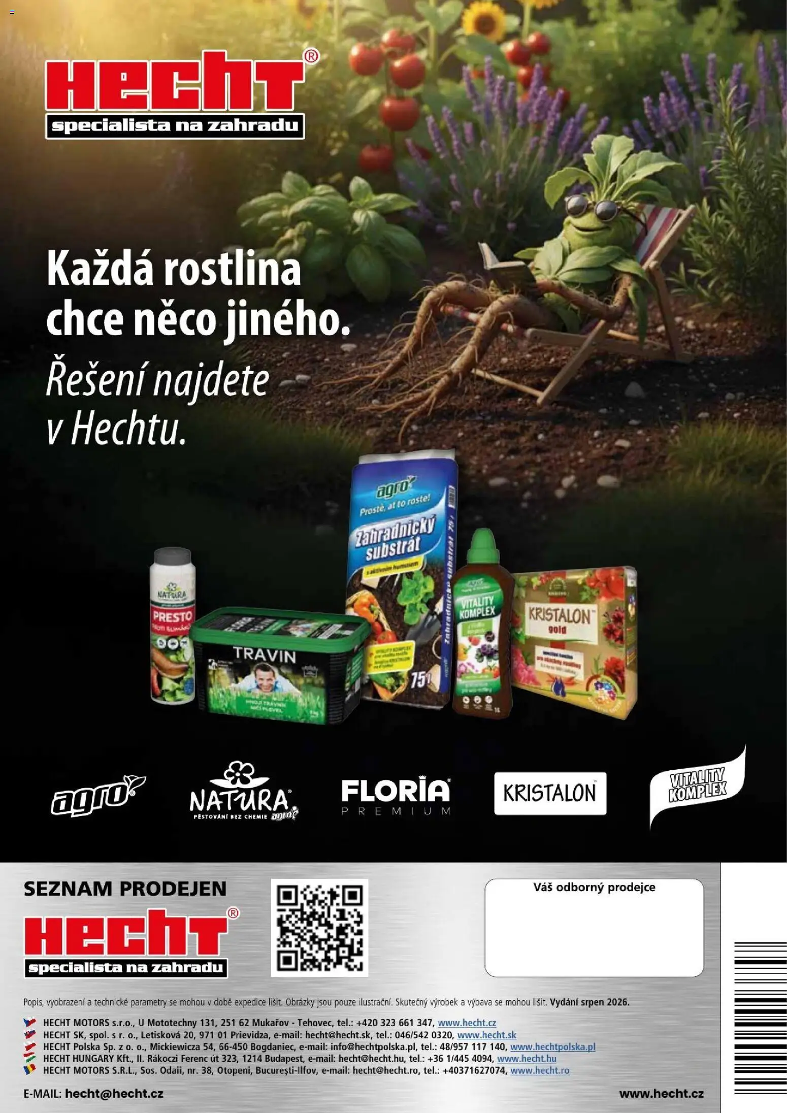 Hecht katalog - Léto - podzim 2026 od 21.08.2026 | Strana: 164 | Produkty: Hecht, Substrát, Zahradnický substrát