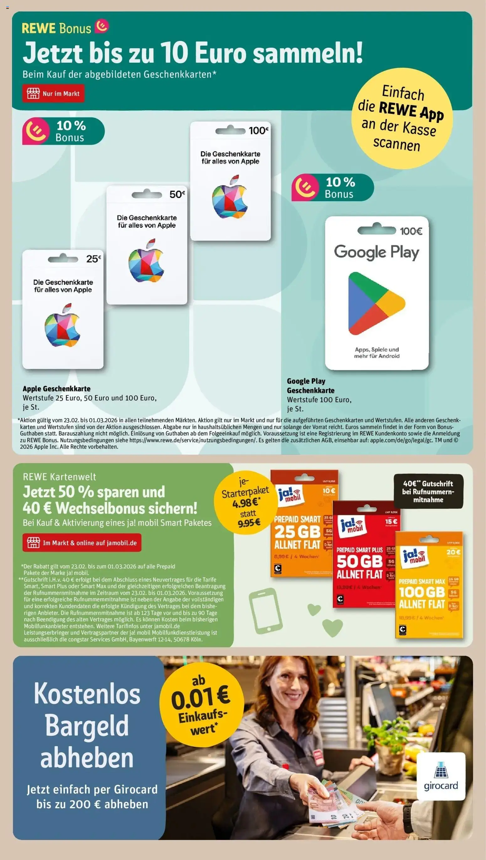Rewe prospekt Bielefeld	 – gültig ab 22.02.2026 | Seite: 32 | Produkte: Apple