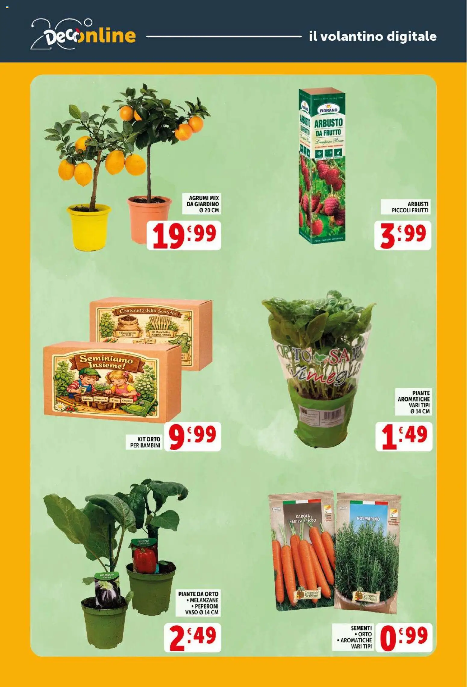 Volantino Decò del 09.04.2026 | Pagina: 37 | Prodotti: Peperoni, Carota, Melanzane, Scatola