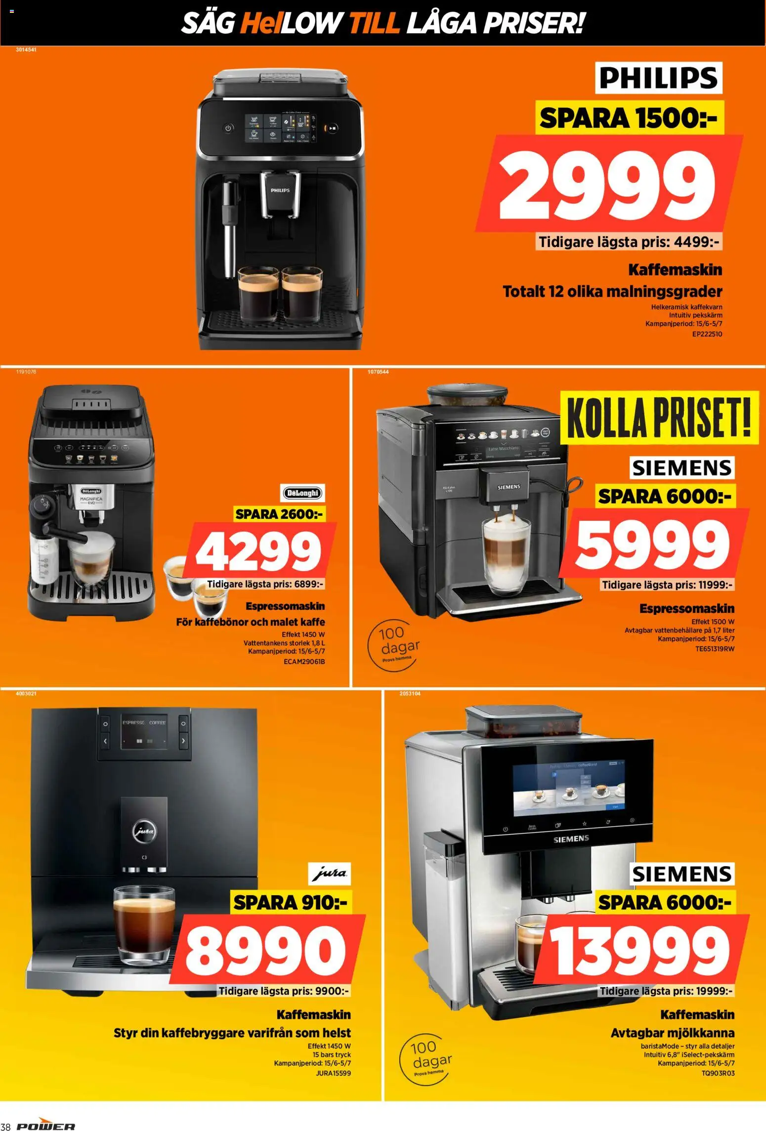 Power reklamblad aktuell från 29/06/2026 | Sida: 38