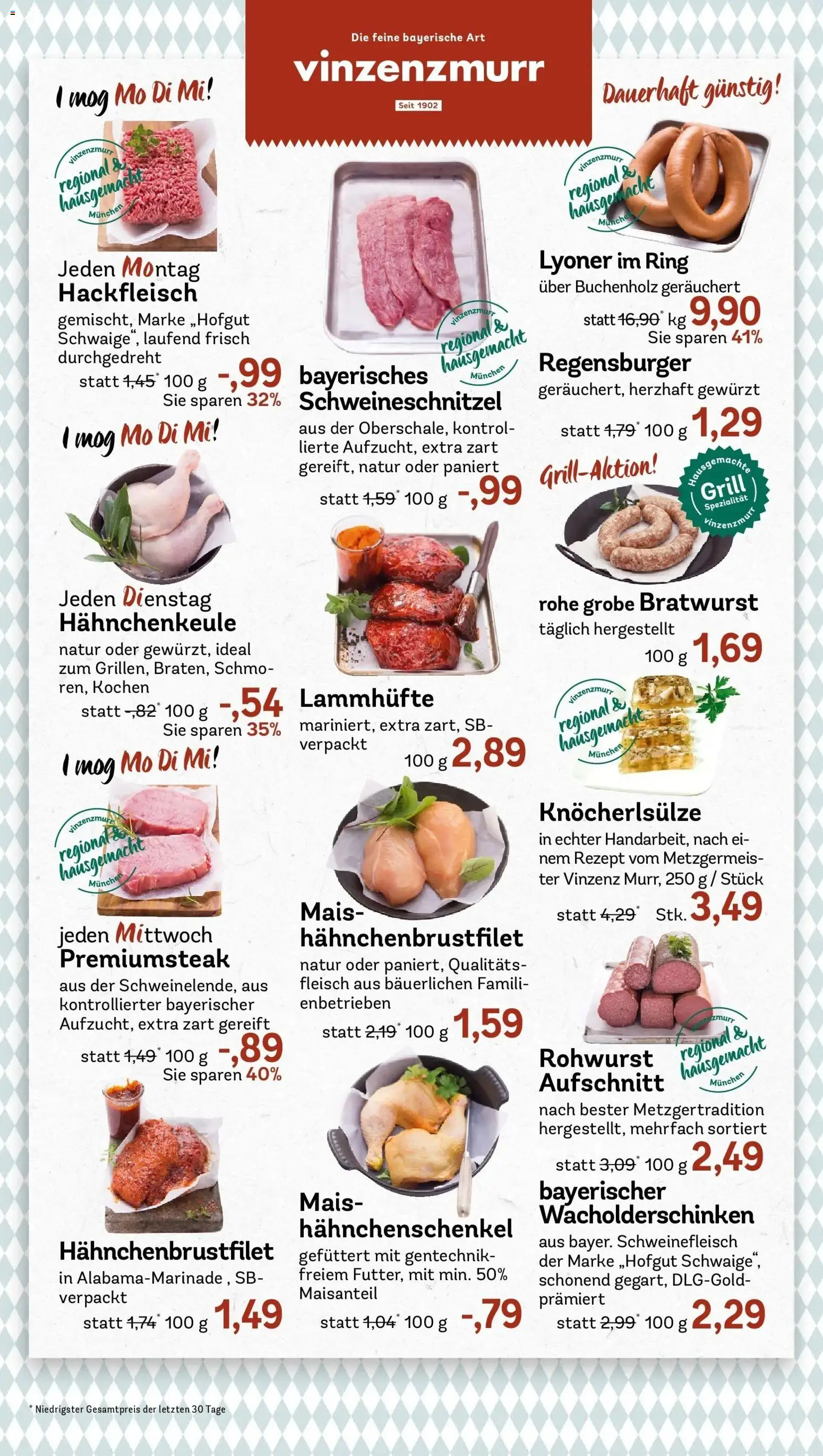 REWE Prospekt ab 04.05.2026 zum Blättern » Angebote | Seite: 12 | Produkte: Grill, Bratwurst, Schweinefleisch, Hackfleisch