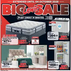 Lewis Stores specials catalogue – valid from 28/09/2026