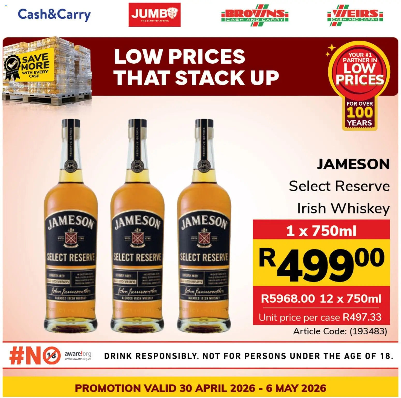 New Jumbo catalogue – valid from 30.04.2026 | Page: 3 | Products: Case, Whiskey