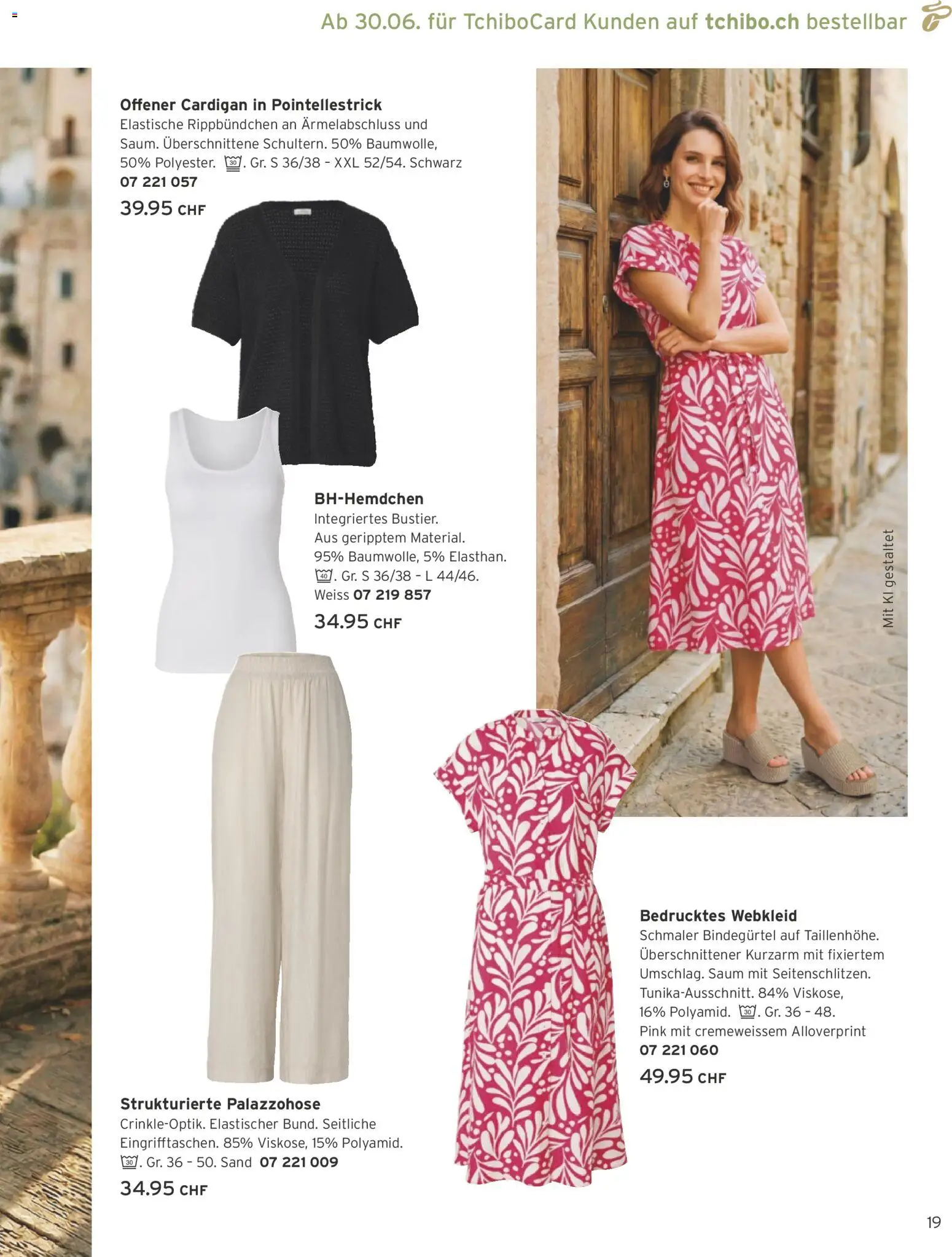 Tchibo aktionen – gültig ab 01.07.2026 | Seite: 19 | Produkte: Cardigan