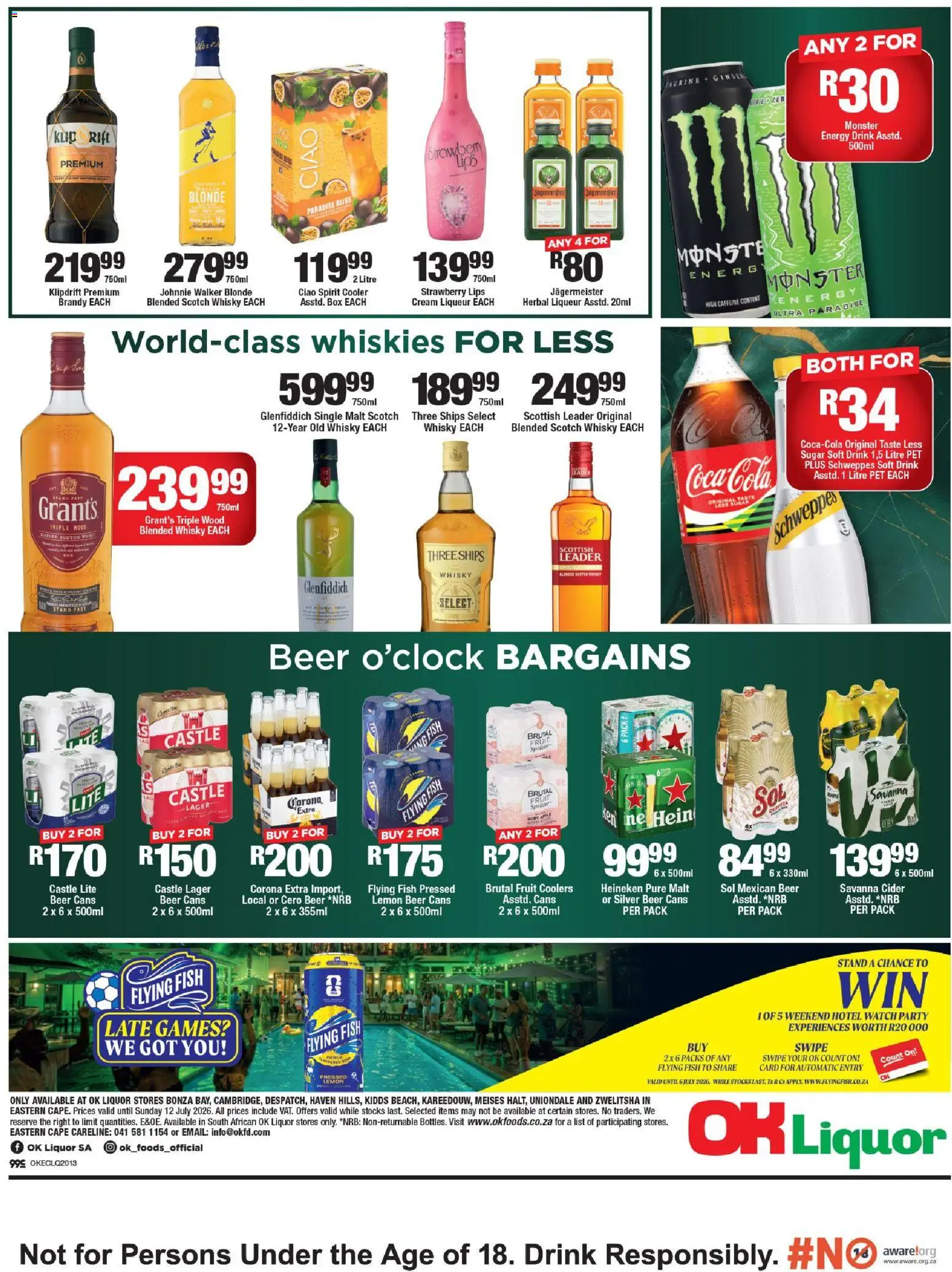 New OK Foods catalogue – valid from 24/06/2026 | Page: 2 | Products: Brandy, Fish, Cream, Sugar